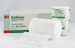 Cellona Synthetic Compression Cast Padding, 4 Inch x 3.33 Yard, 1 Box of 4