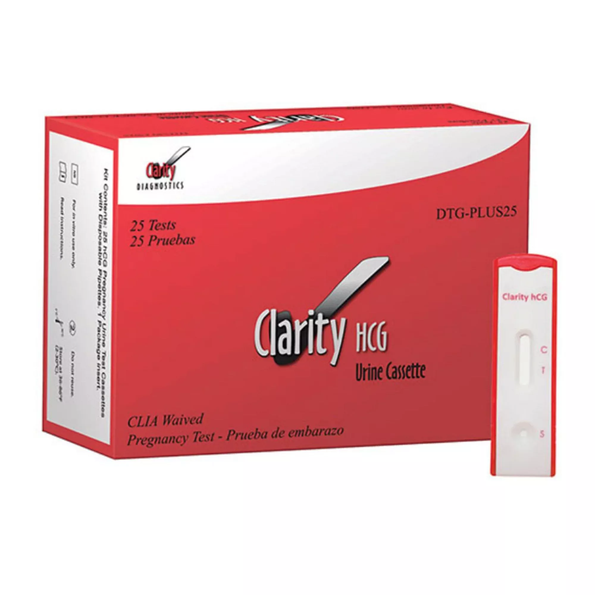 Clarity Rapid Test Kit, hCG Pregnancy Test, 1 Box