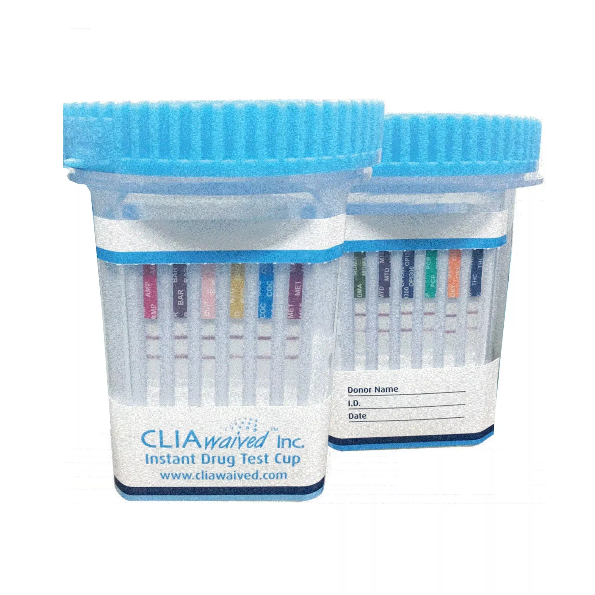 CLIAwaived™ 14-Drug Panel with Adulterants Drugs of Abuse Test, 1 Box of 25