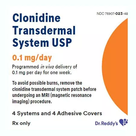 Clonidine Transdermal System Patch, USP 0.1 mg/day (RX)