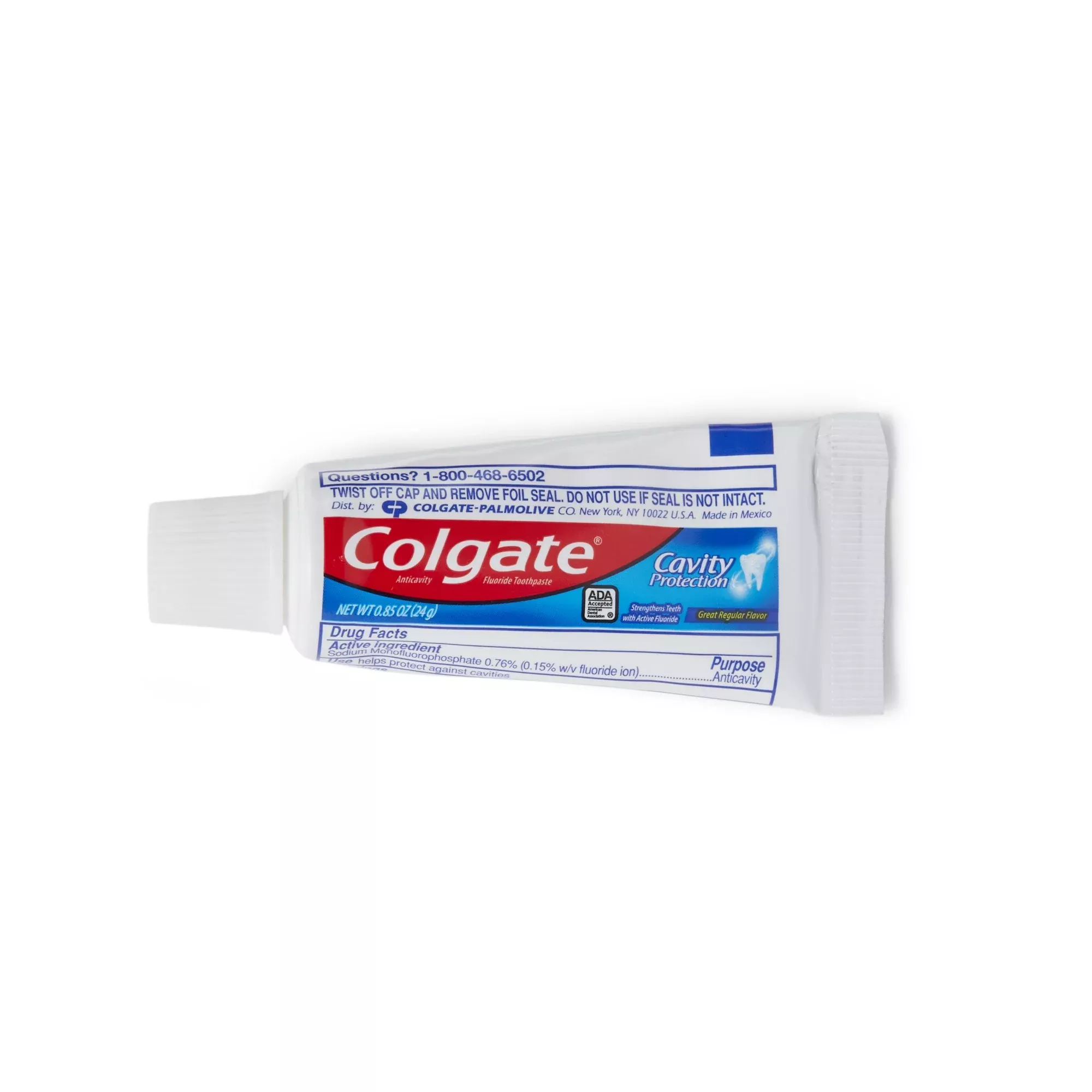 Colgate Cavity Protection Toothpaste Regular Flavor, 0.85 oz. Tube, 1 Case of 240