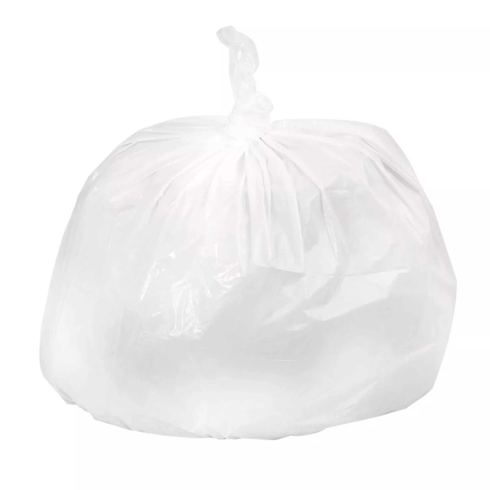 Colonial Bag Extra Heavy Duty Tuff Trash Bag, White, 33 gal., 1 Case of 150