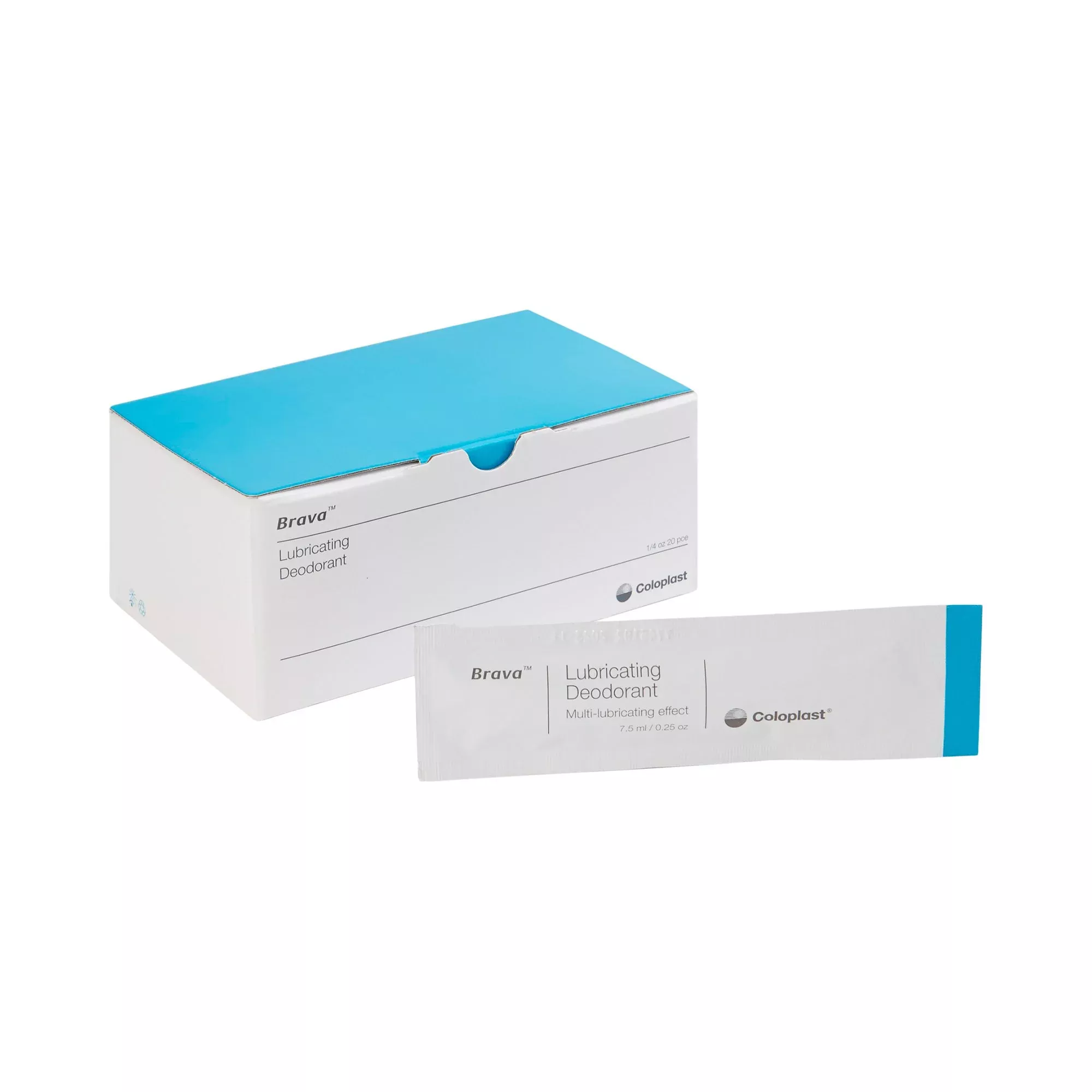 Coloplast Brava Lubricating Deodorant, 1 Box of 20
