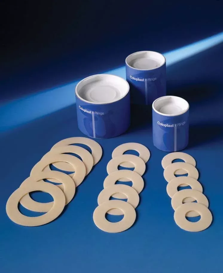 Coloplast Skin Barrier, Pre-Cut, 2 Inch Stoma, Ring, 1 Box of 30
