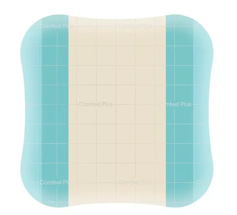 Comfeel Plus Ulcer Hydrocolloid Dressing, 4 x 4 Inch, 1 Box of 10