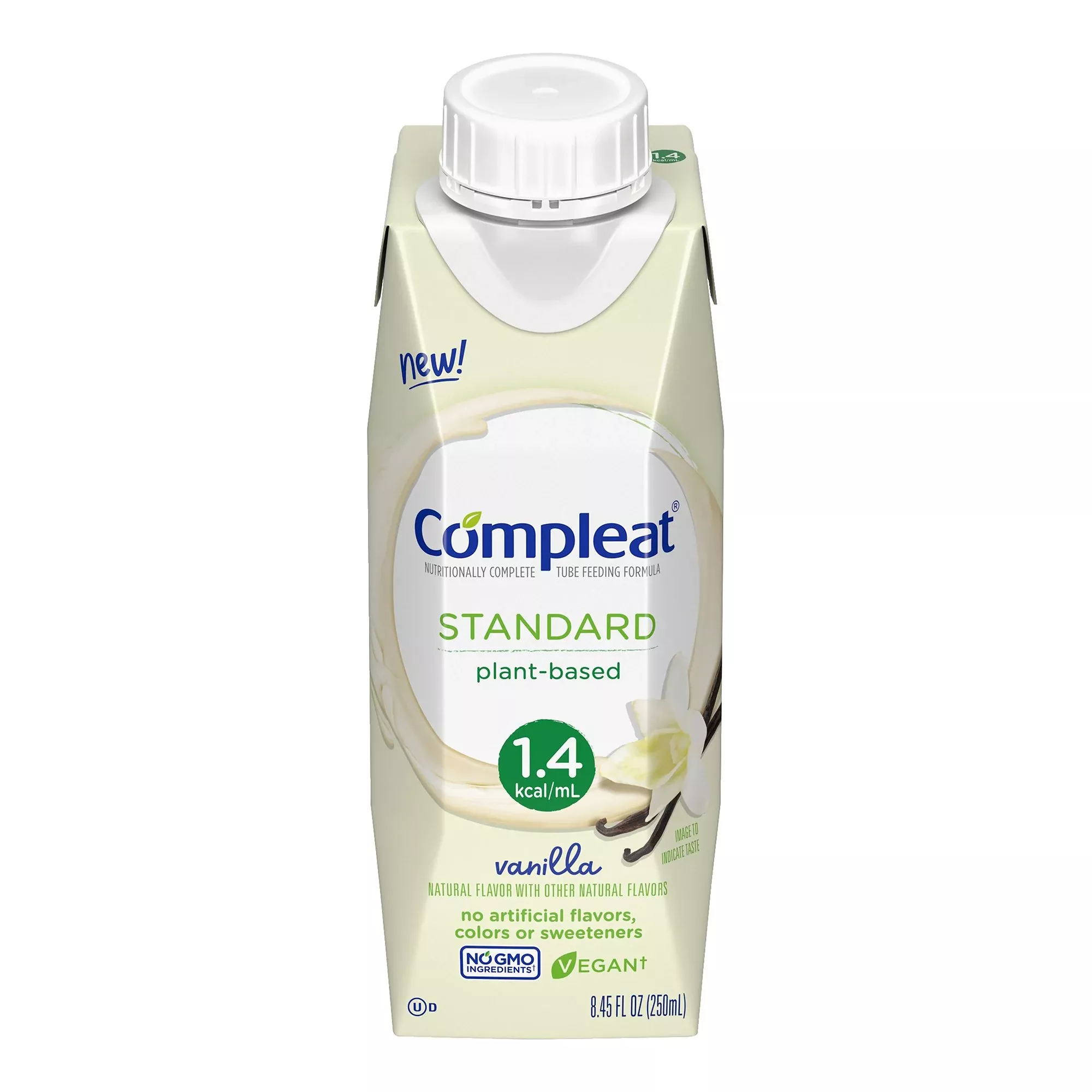 COMPLEAT, STD 1.4 CALORIE VANILLA CARTON 250ML (24/CS)