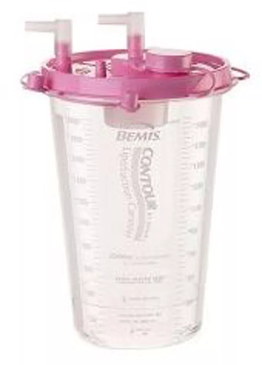 Contour™ Liposuction Canister for use with Bemis Quick-Drain™ Systems, 2000 mL, 1 Case of 12