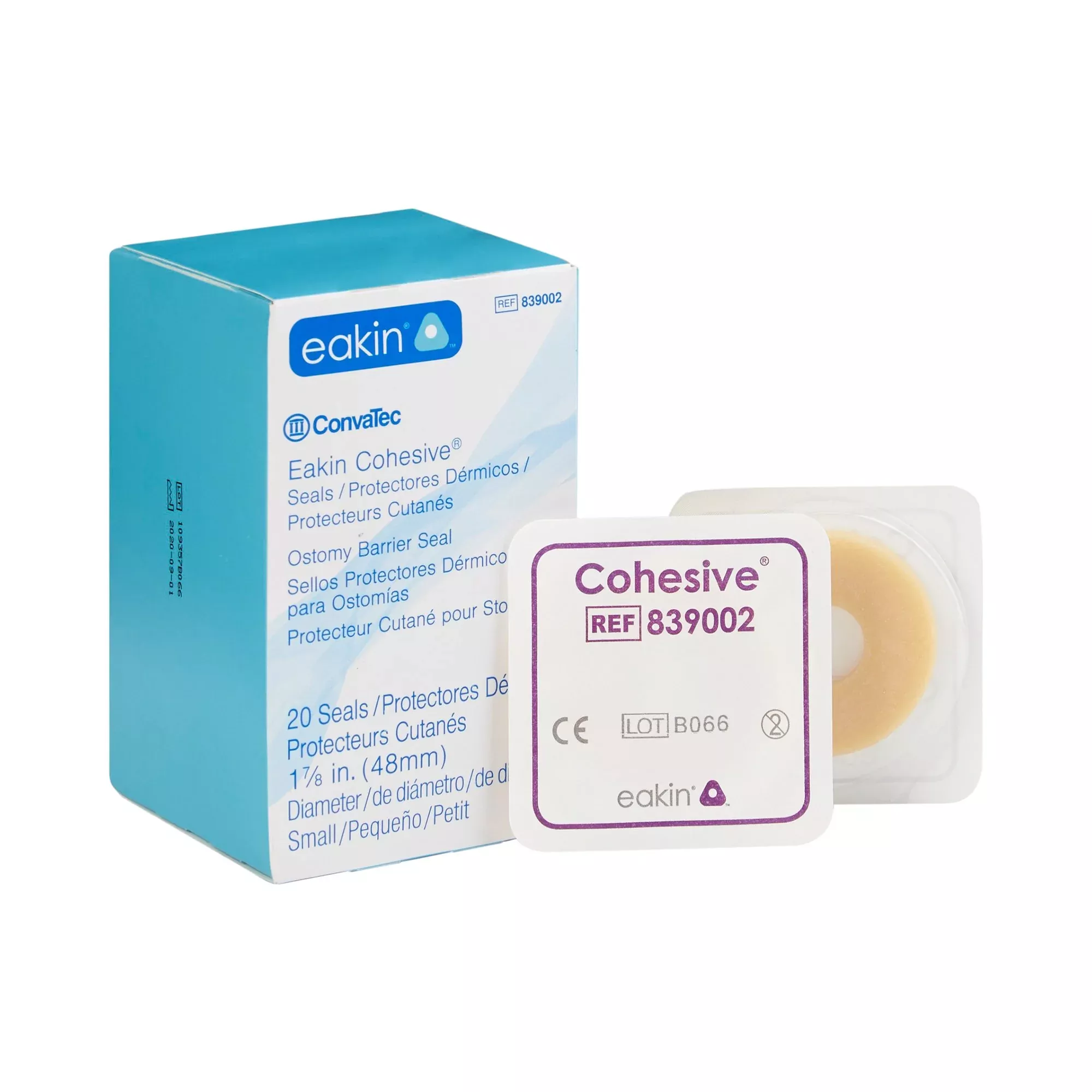 ConvaTec Eakin Cohesive Barrier Ring Seal, 1 Box of 20