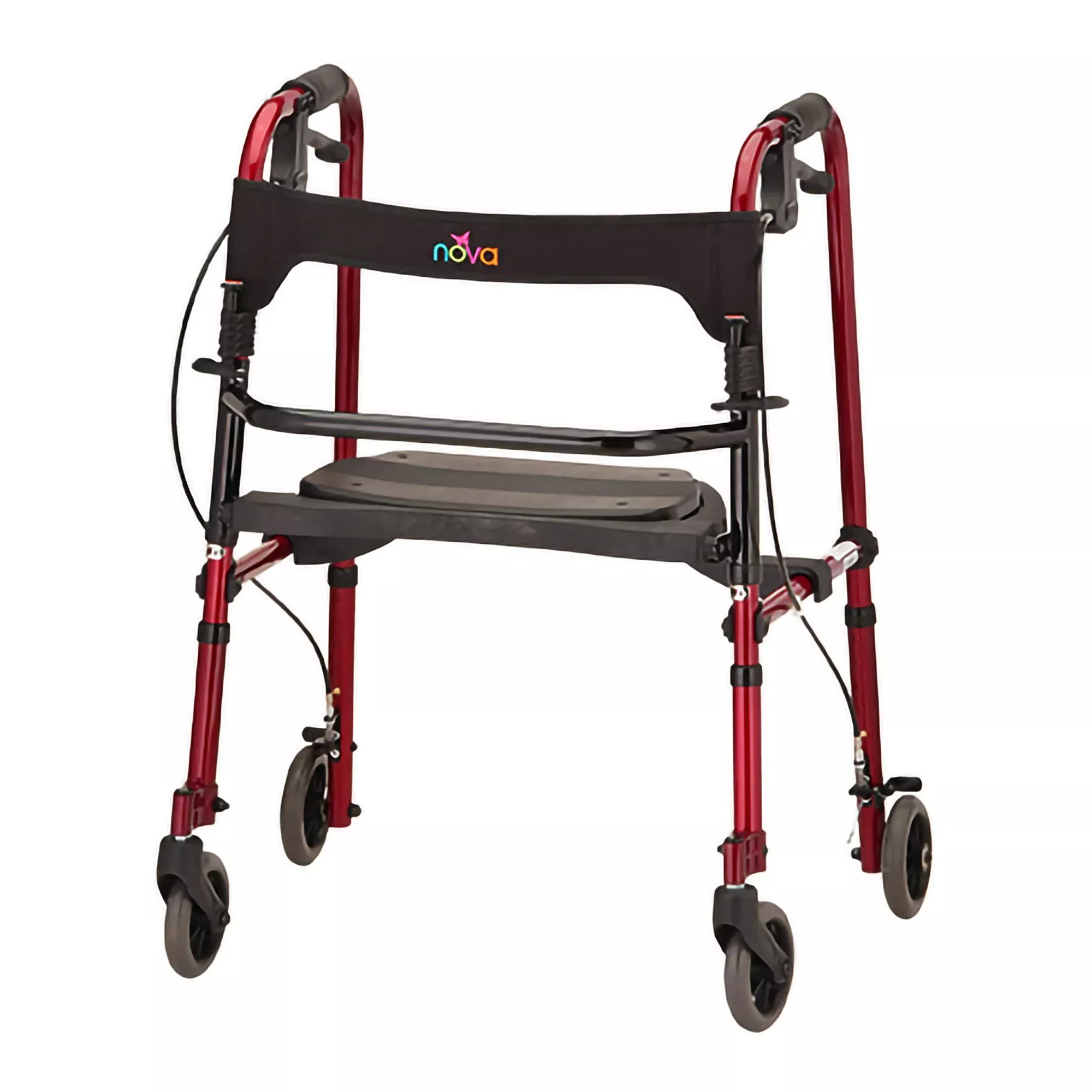 Cruiser De-Light 4 Wheel Rollator, 1 Each