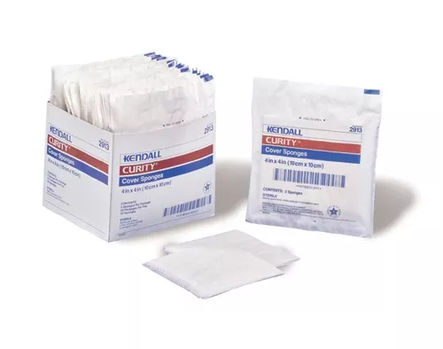 Curity Cover Sponges 3 x4Bx/25-2'S