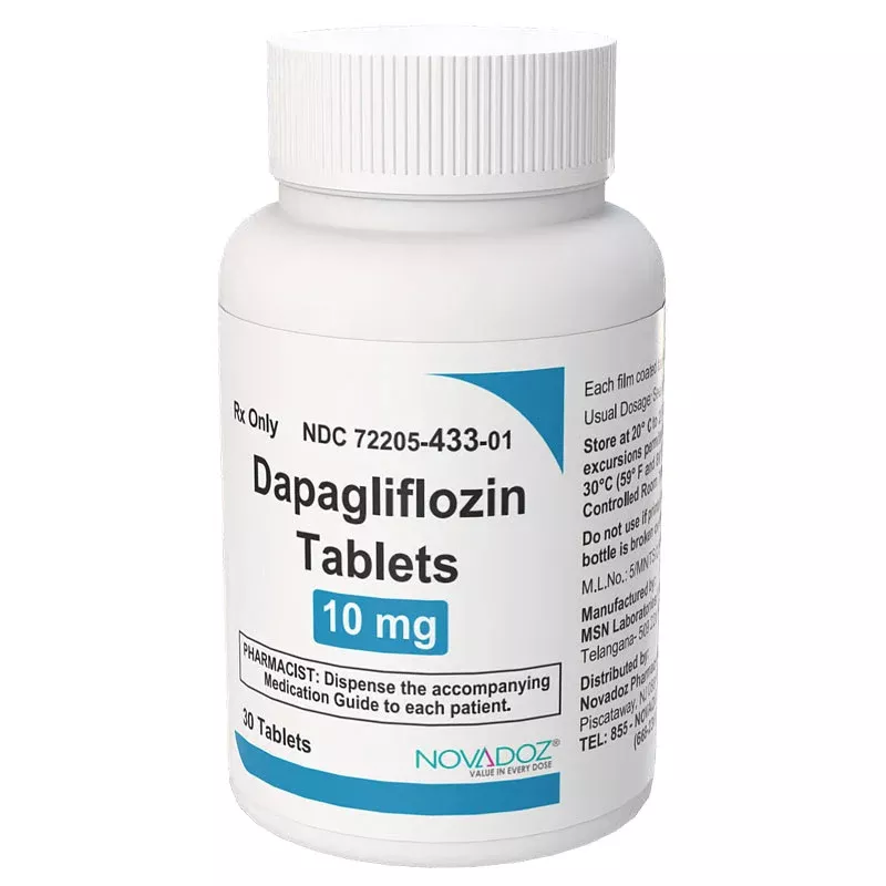 Dapagliflozin 10 mg Tablets 30 Count (RX)