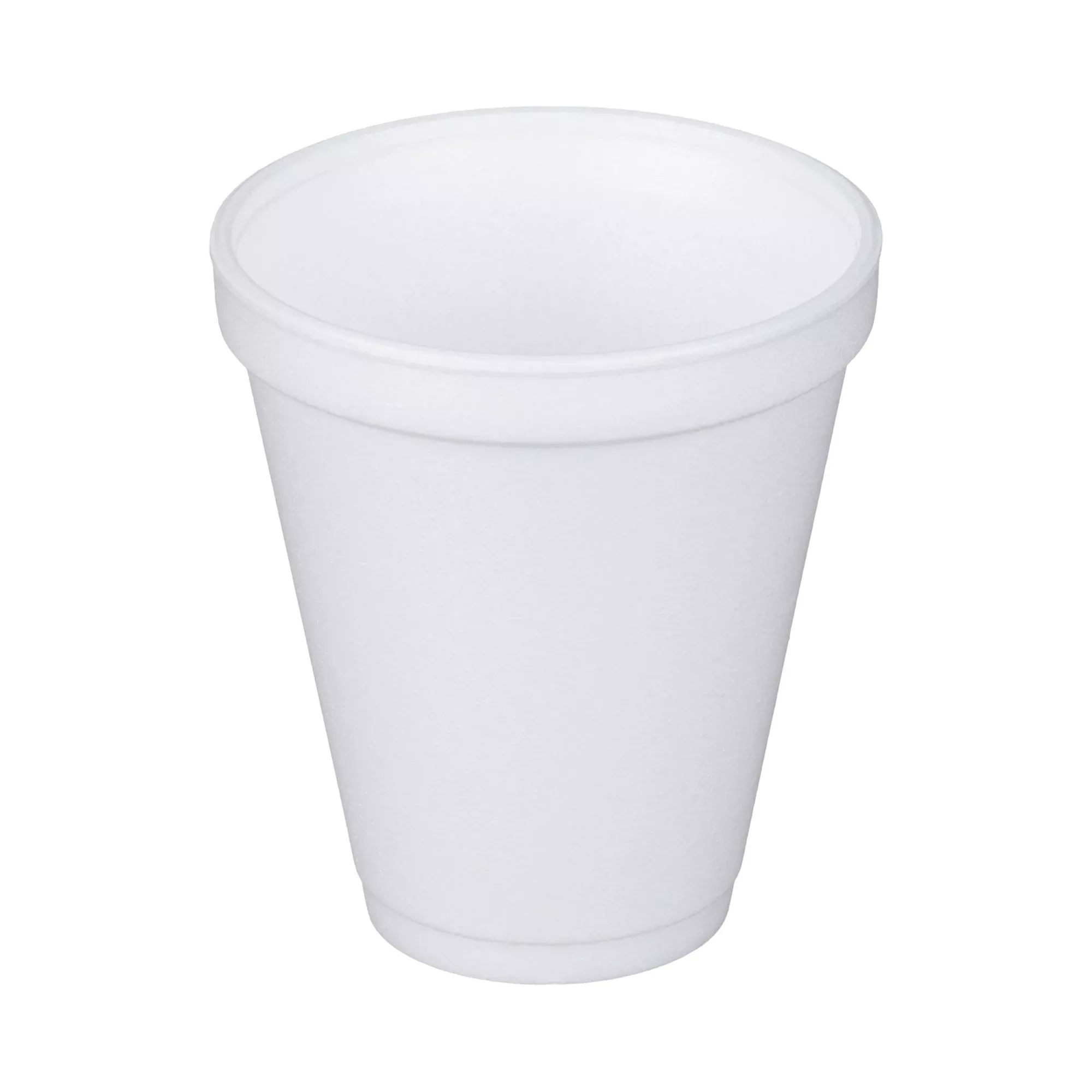 Dart Drinking Cup, White, Styrofoam, Disposable, 12 oz, 1 Sleeve of 25