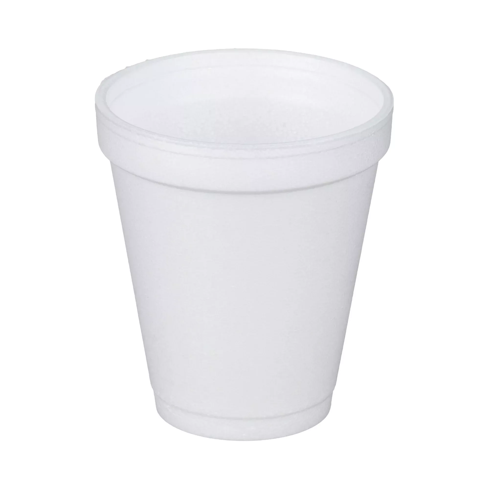 Dart Drinking Cup, White, Styrofoam, Disposable, 6 oz, 1 Case of 1000