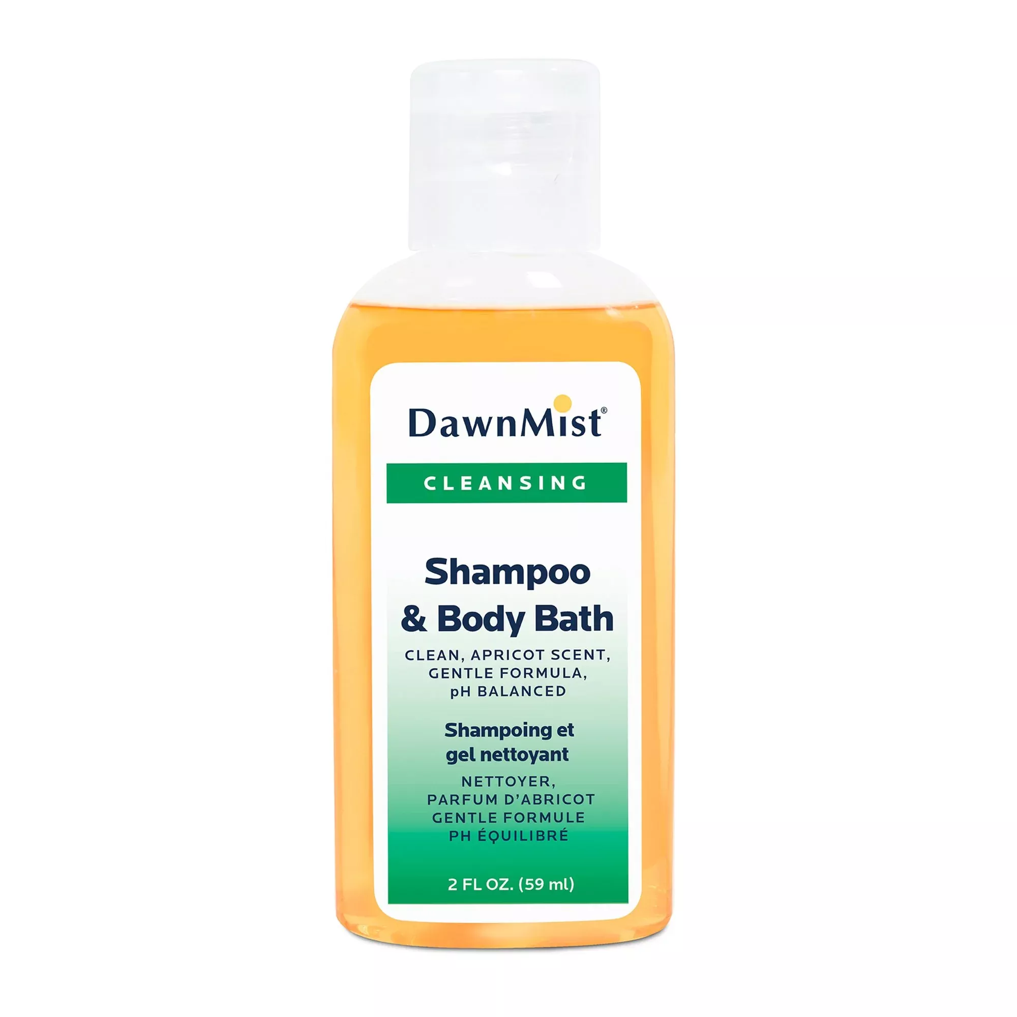DawnMist Shampoo and Body Wash 2 oz. Squeeze Bottle, 1 Each