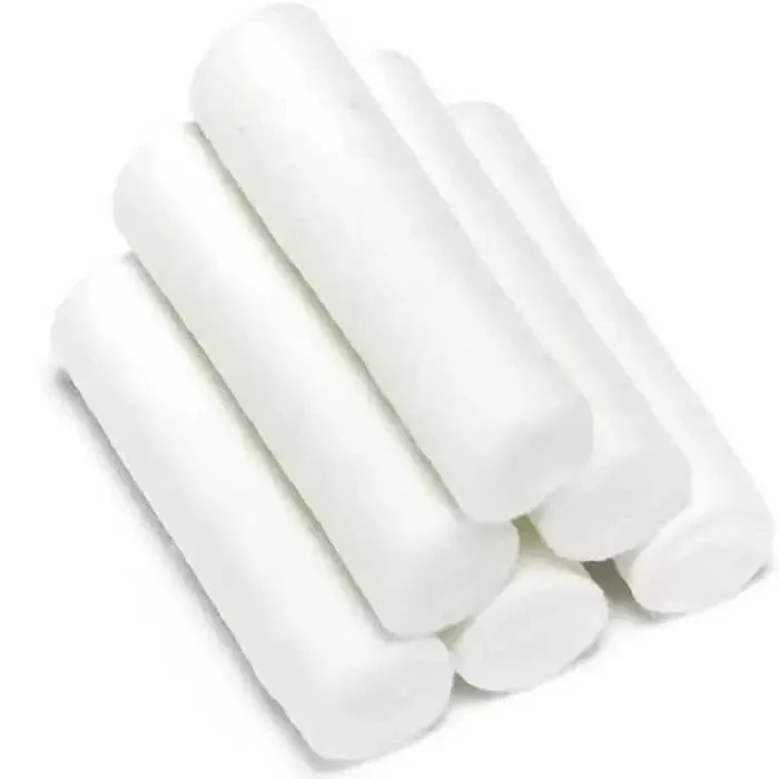 Dental Cotton Rolls 3.8" x 1 1/2" Sterile 5/Pack in Poly-Bag, Tyvek Peel Open Pouch50/Case