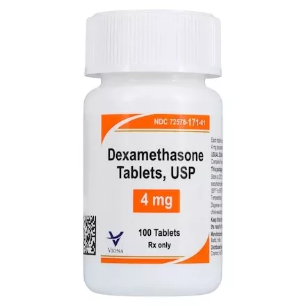 Dexamethasone Tablets 4 mg 100 Count (Rx)