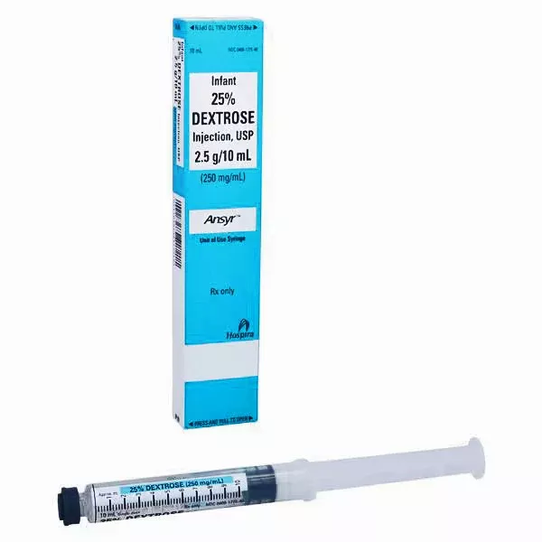 Dextrose Injection 25% Infant Prefilled Syringe 10 mL (RX)