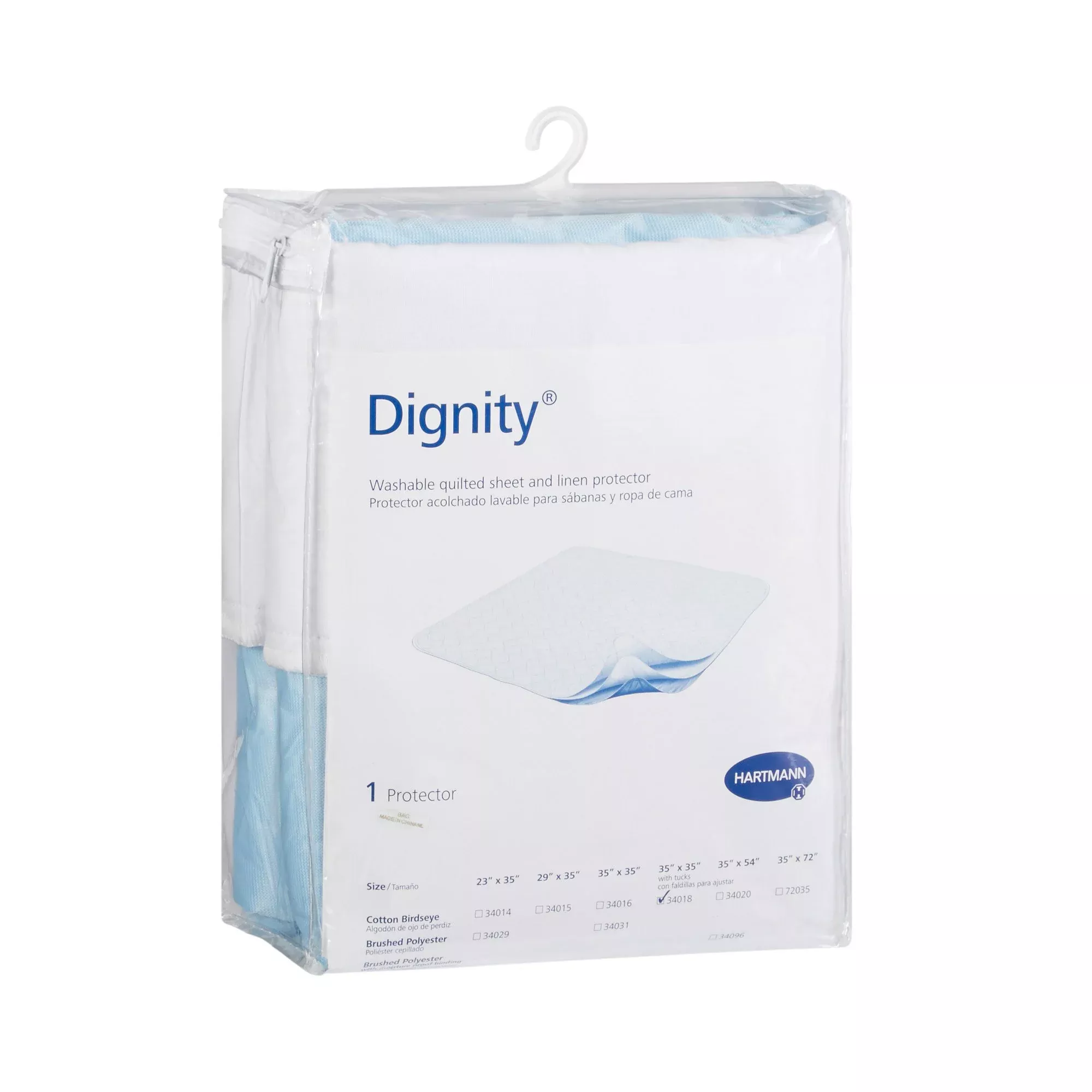 Dignity Washable Protectors Underpad with Tuckable Flaps, 35 x 35 Inch, 1 Each