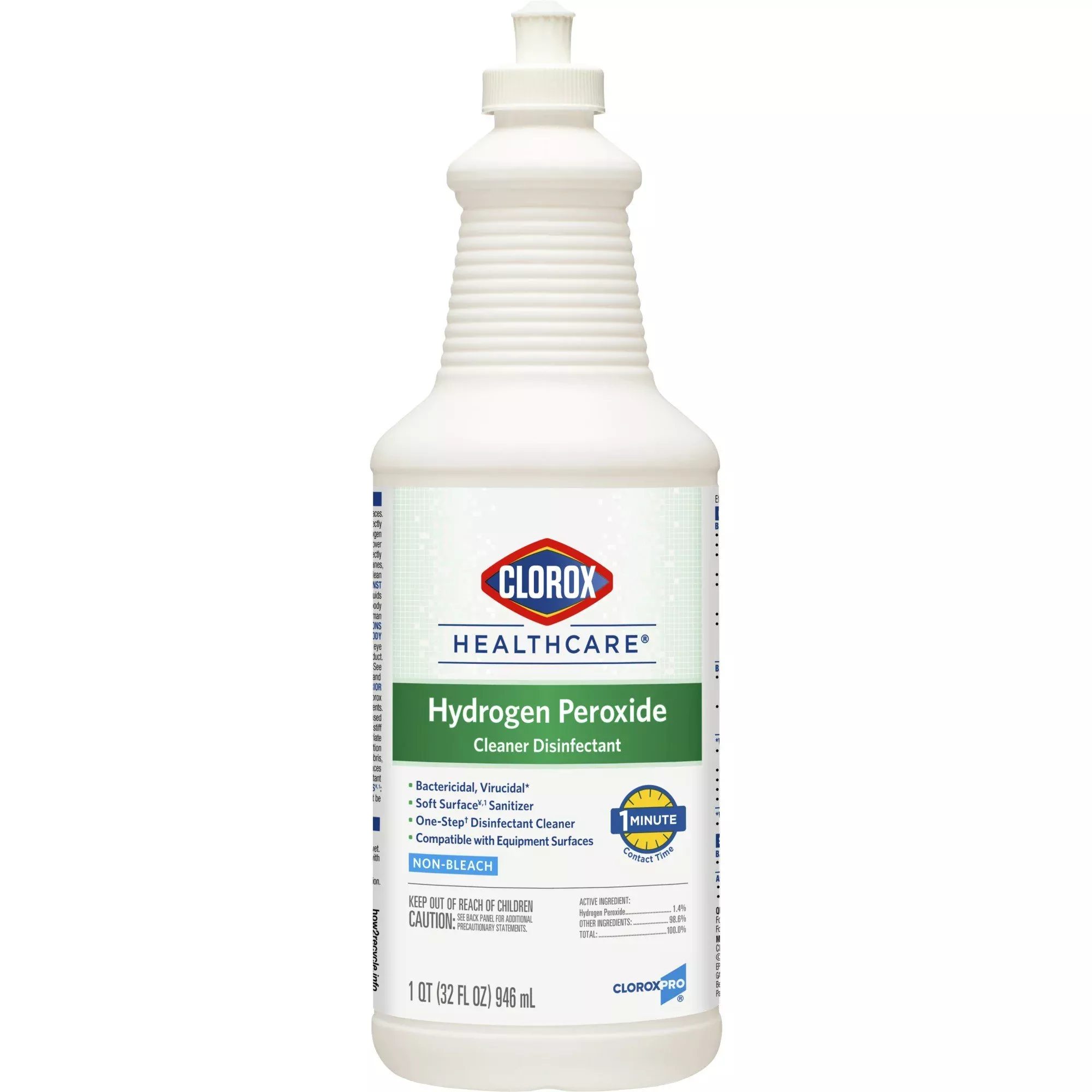 DISINFECTANT, CLOROX HYDROGEN PEROXIDE PULL TOP 32OZ (6BT/CS