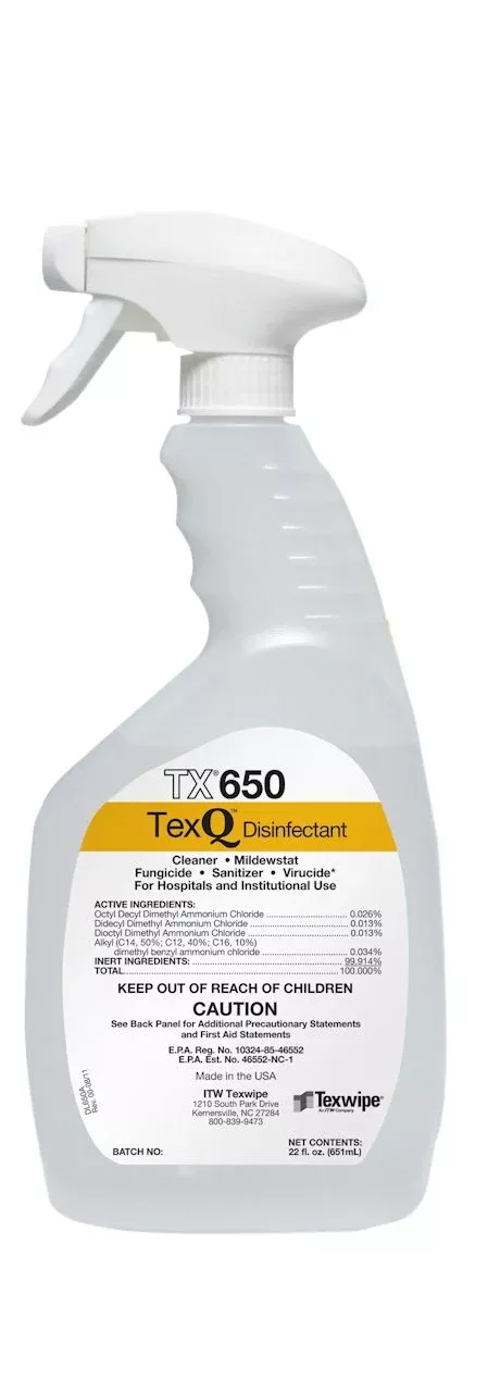 DISINFECTANT, TRIGGER SPRAY TEXQ READY-TO-USE 22OZ (12/CS)