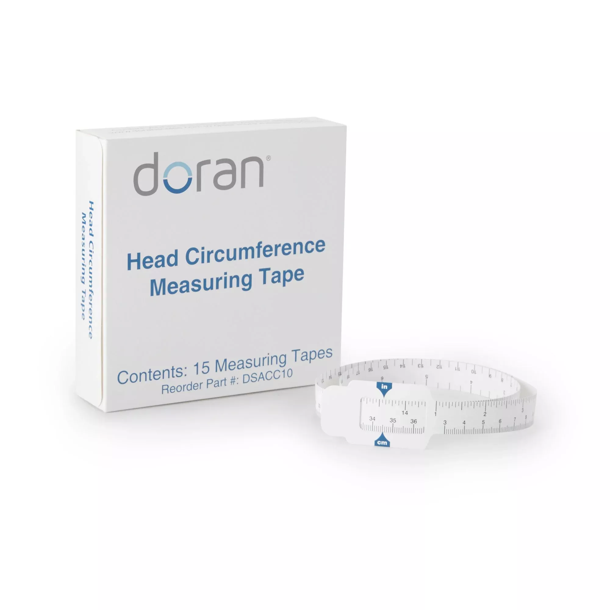 Doran Scales Head Measuring Tape, 1 Pack of 15
