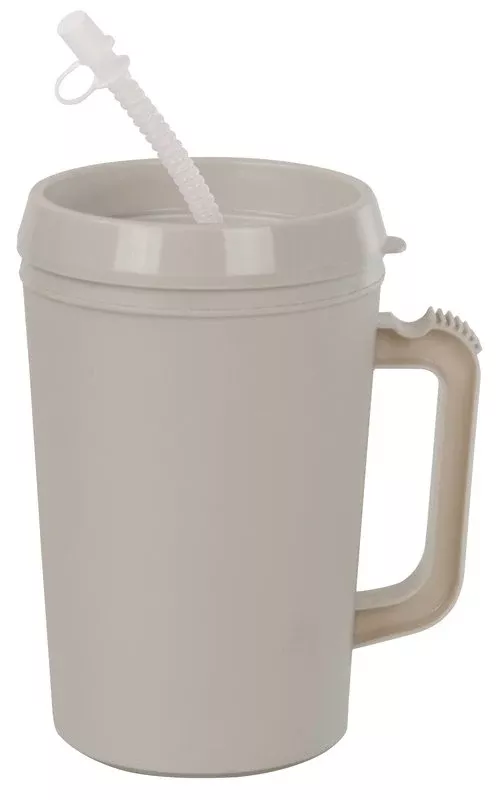 Drinking Mug, Gray, 34 ounce, 1 Each