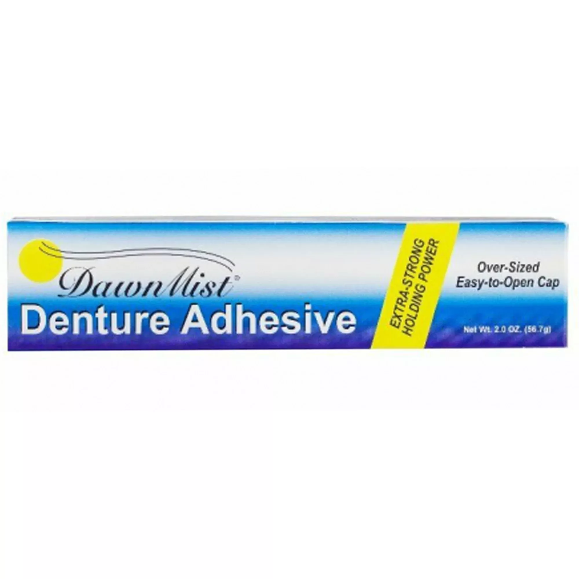 Dukal Dawn Mist Denture Adhesive Cream, 2 oz, 1 Box of 36