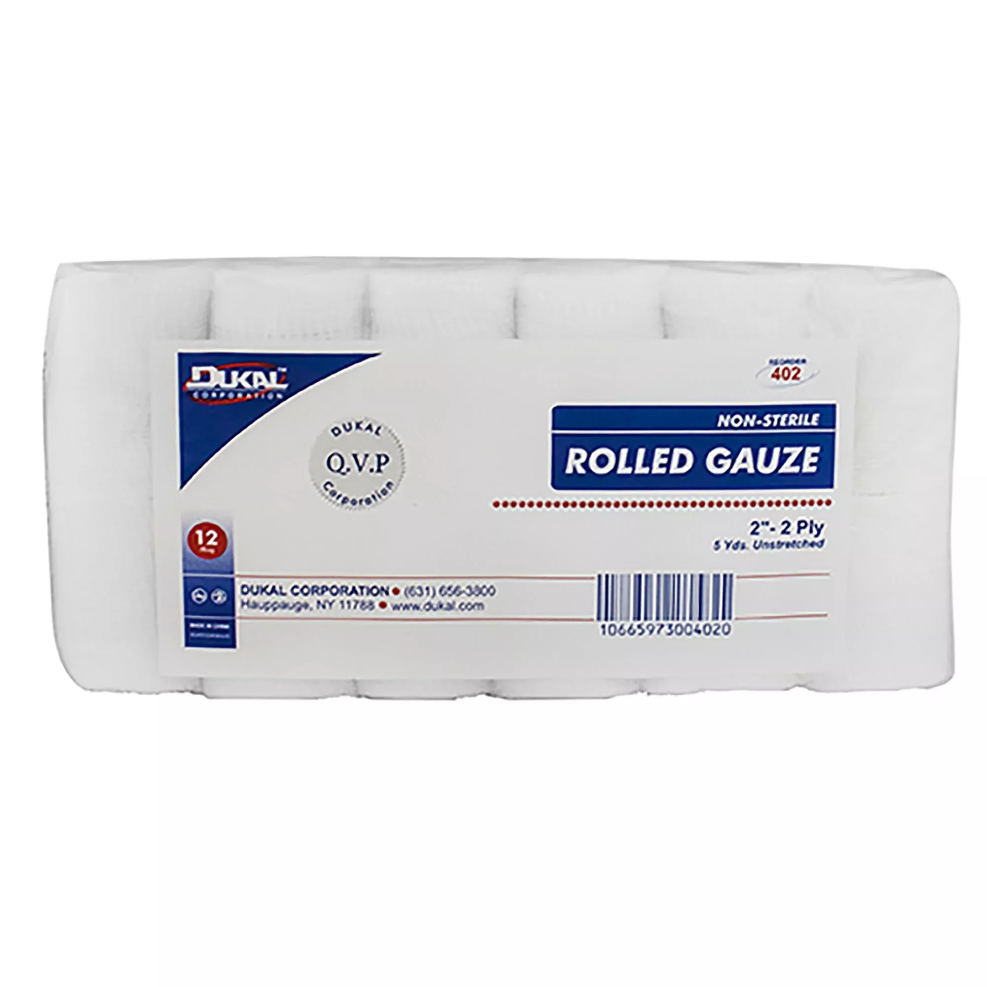 Dukal™ NonSterile Conforming Bandage, 2 Inch x 5 Yard, 1 Case of 96