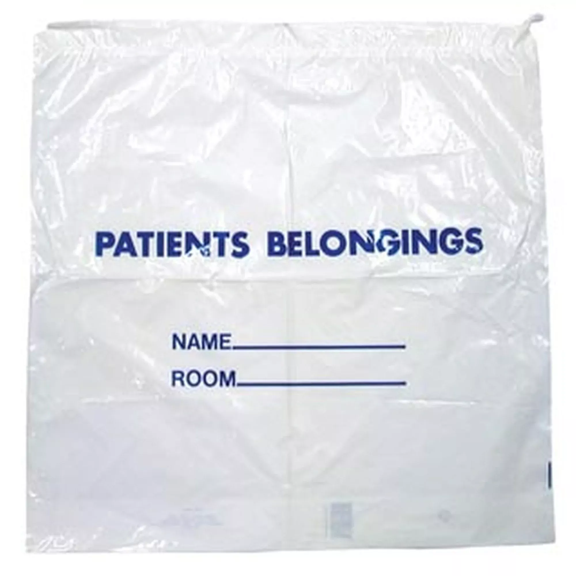 Dukal Patient Belongings Bag, Clear, 1 Each