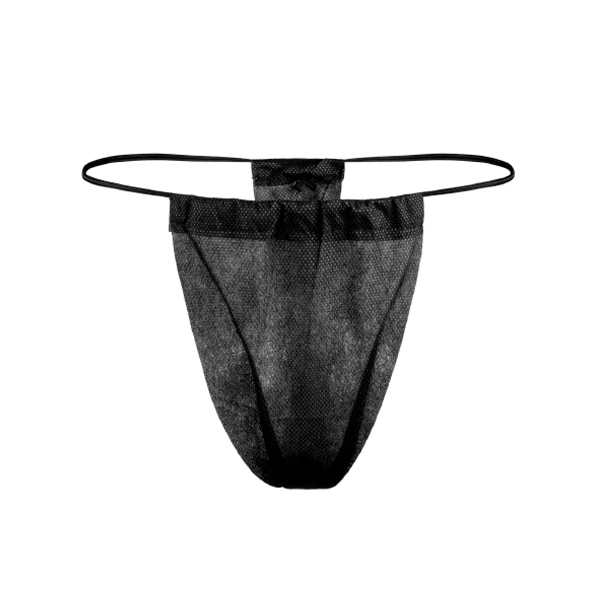 Dukal Reflections™ Spa Thong Panty, Black, 1 Case of 1000