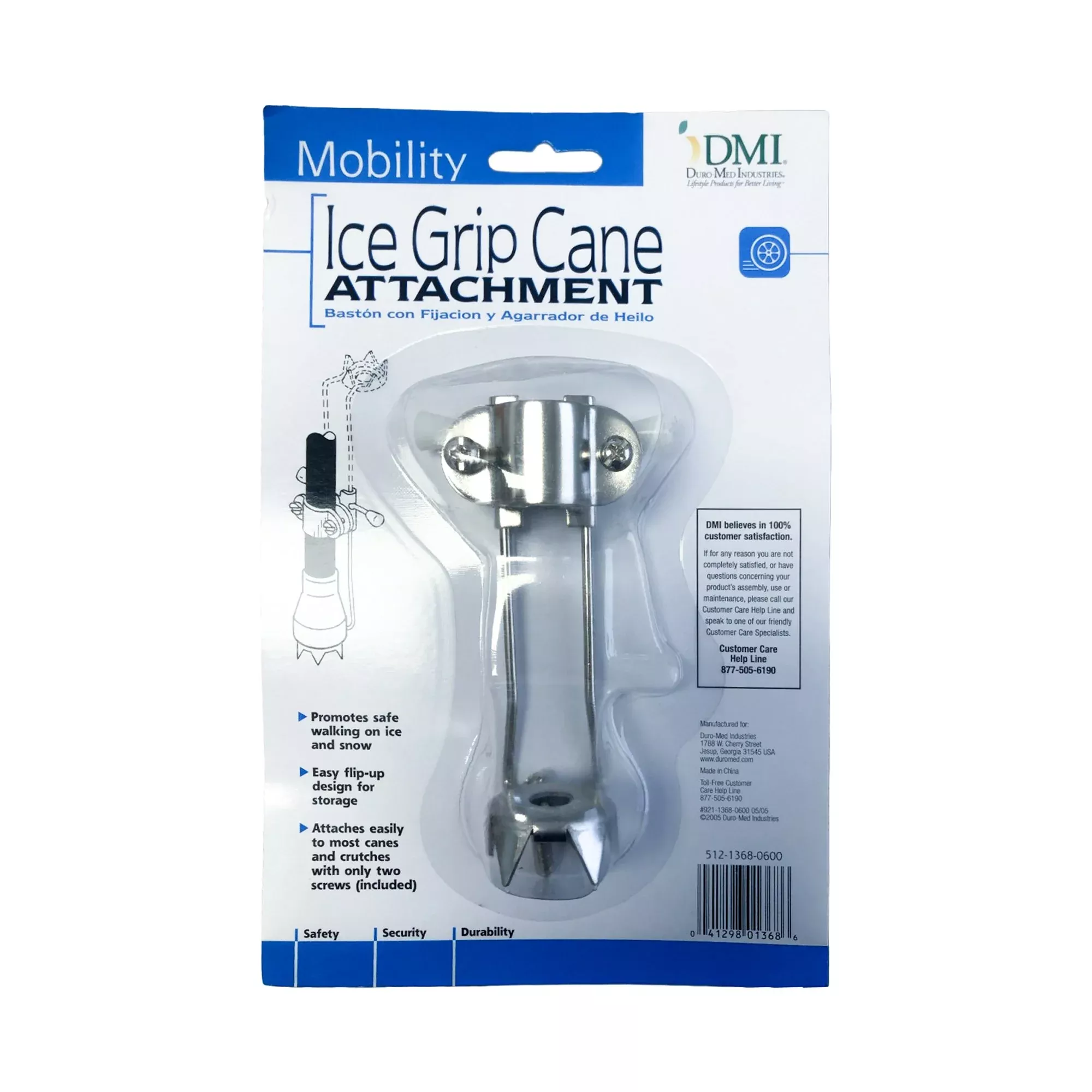Duro-Med Industries Cane Ice Grip Tip, 1 Each