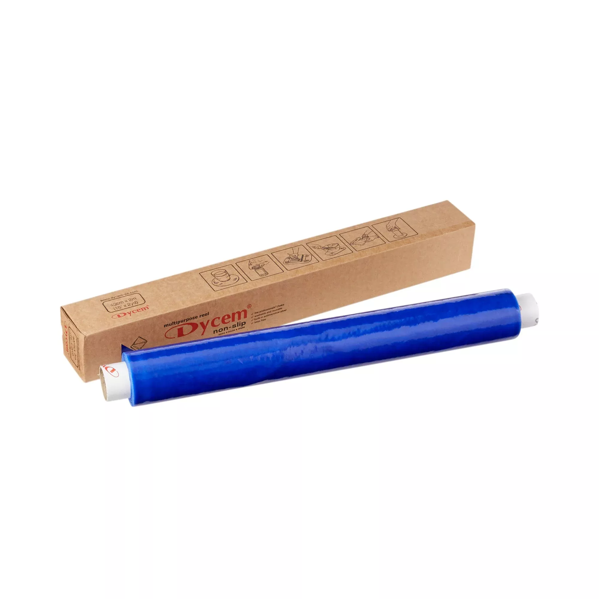 Dycem Non-Slip Material Roll, Blue, 16 Inch x 6½ Foot, 1 Each
