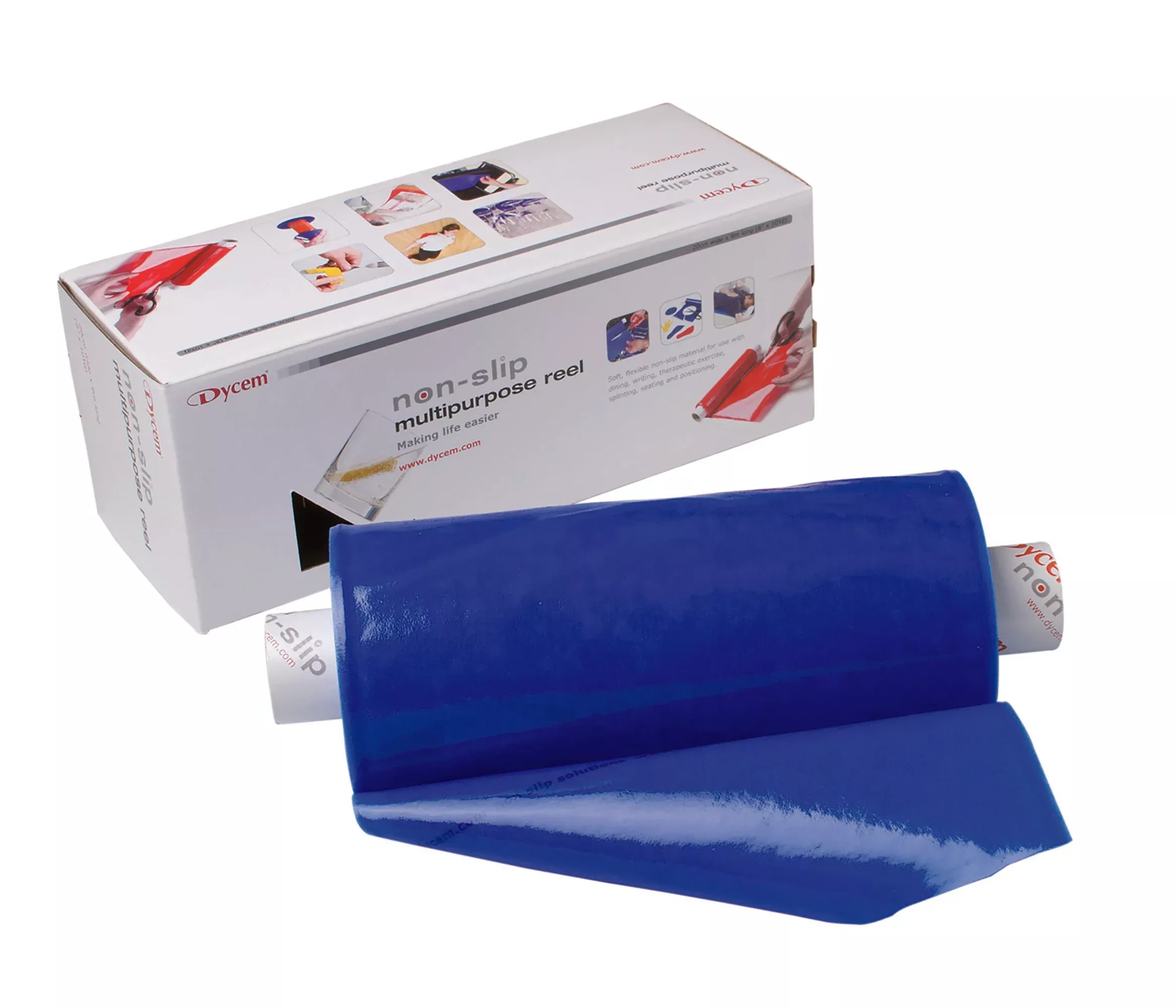 Dycem Non-Slip Material Roll, Blue, 8 Inches x 10 Yards, 1 Each