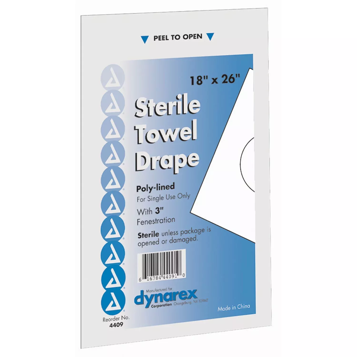 dynarex Nonsterile Towel Surgical Drape, 18 W x 26 L Inch, 1 Case of 300