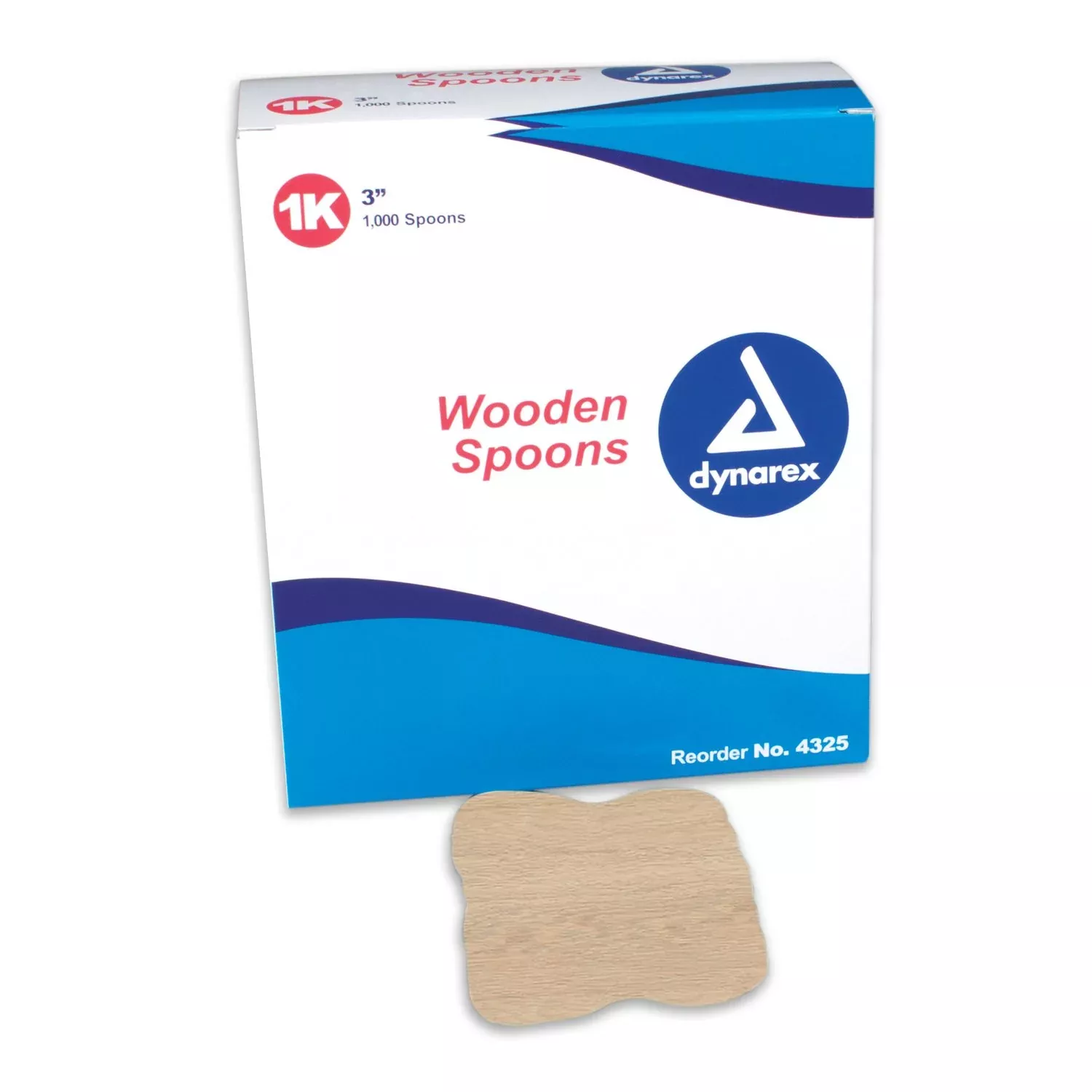 dynarex Wooden Spoons, 1 Box