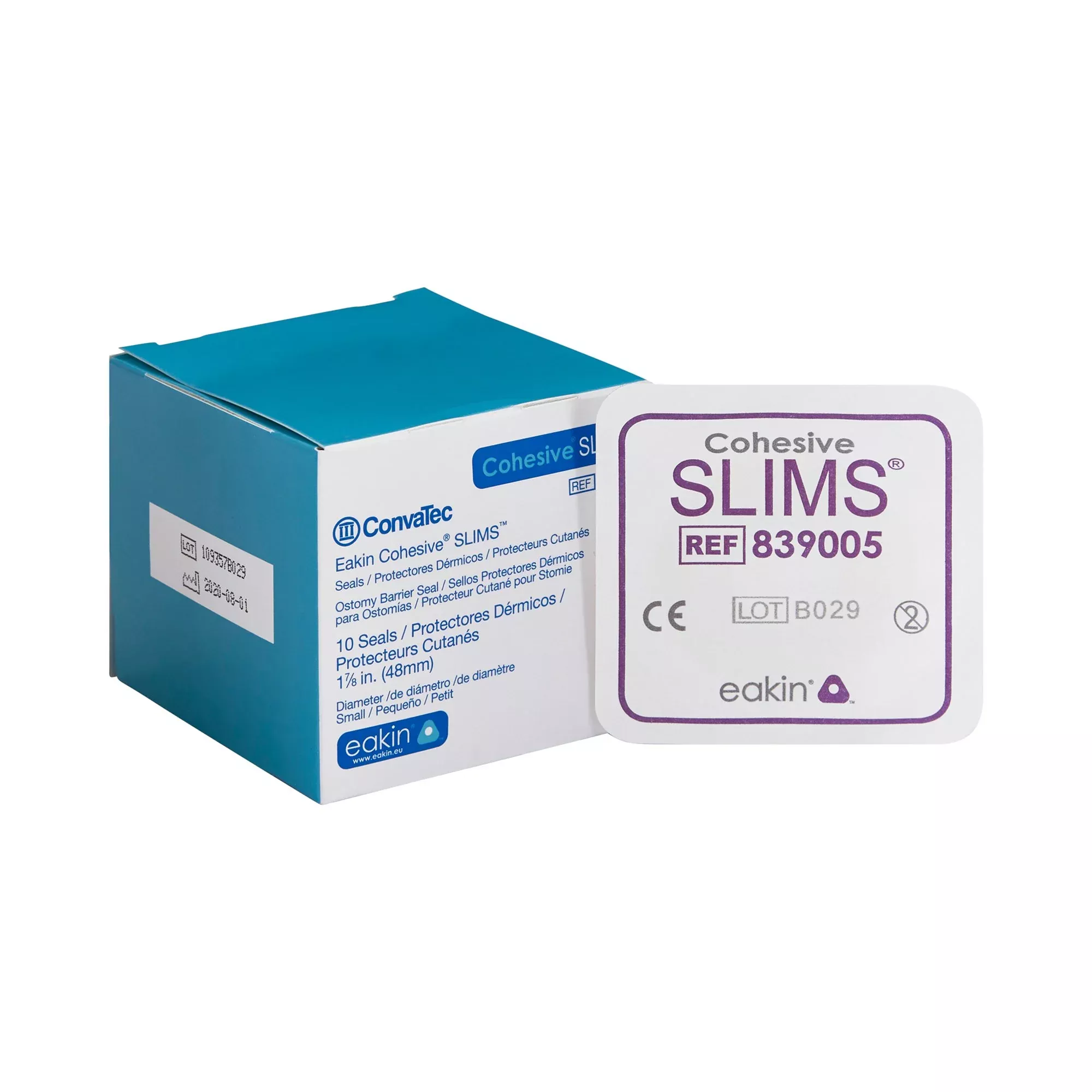 Eakin Cohesive Ostomy Barrier Seal, Slim, 2" x 1/8", 1 Box of 10
