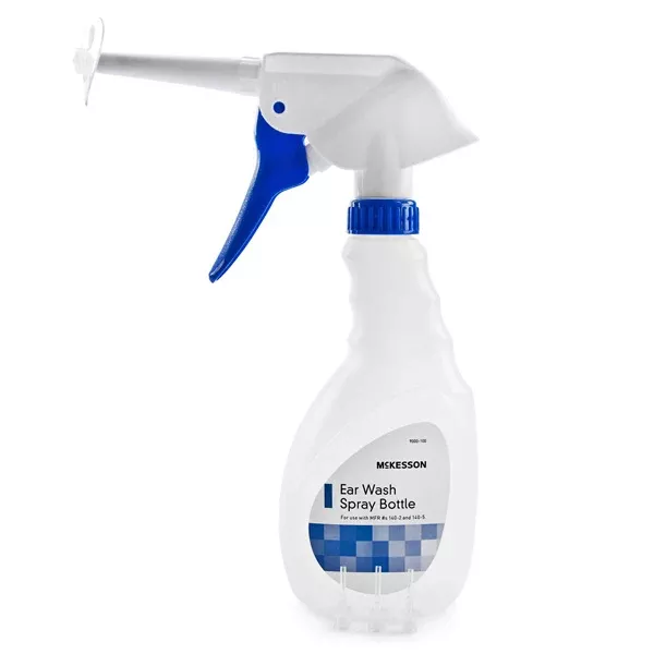 Ear Wash System Spray Bottle Rigid Tube with 3 Disposable Tips