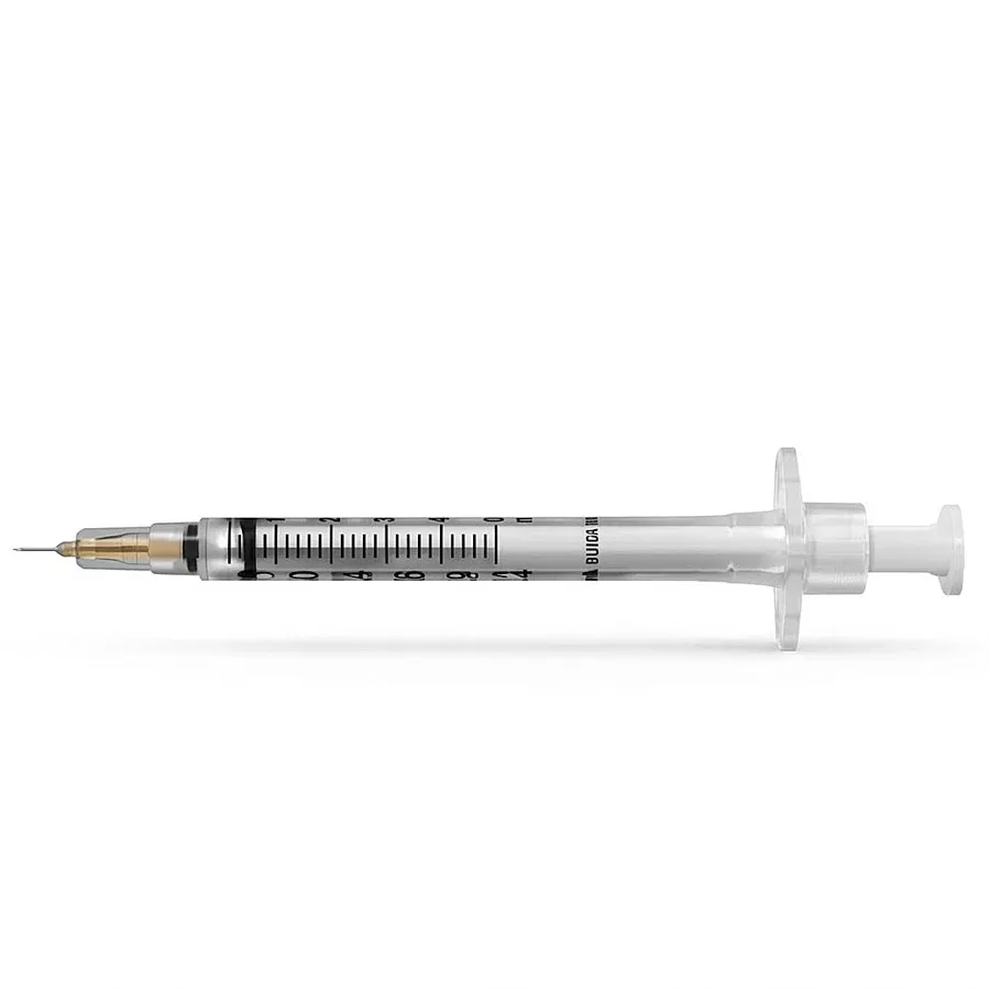 EasyTouch Retractable Insulin Syringes 30 Gauge, Safety 0.5ml and 1 ml, 100/Box