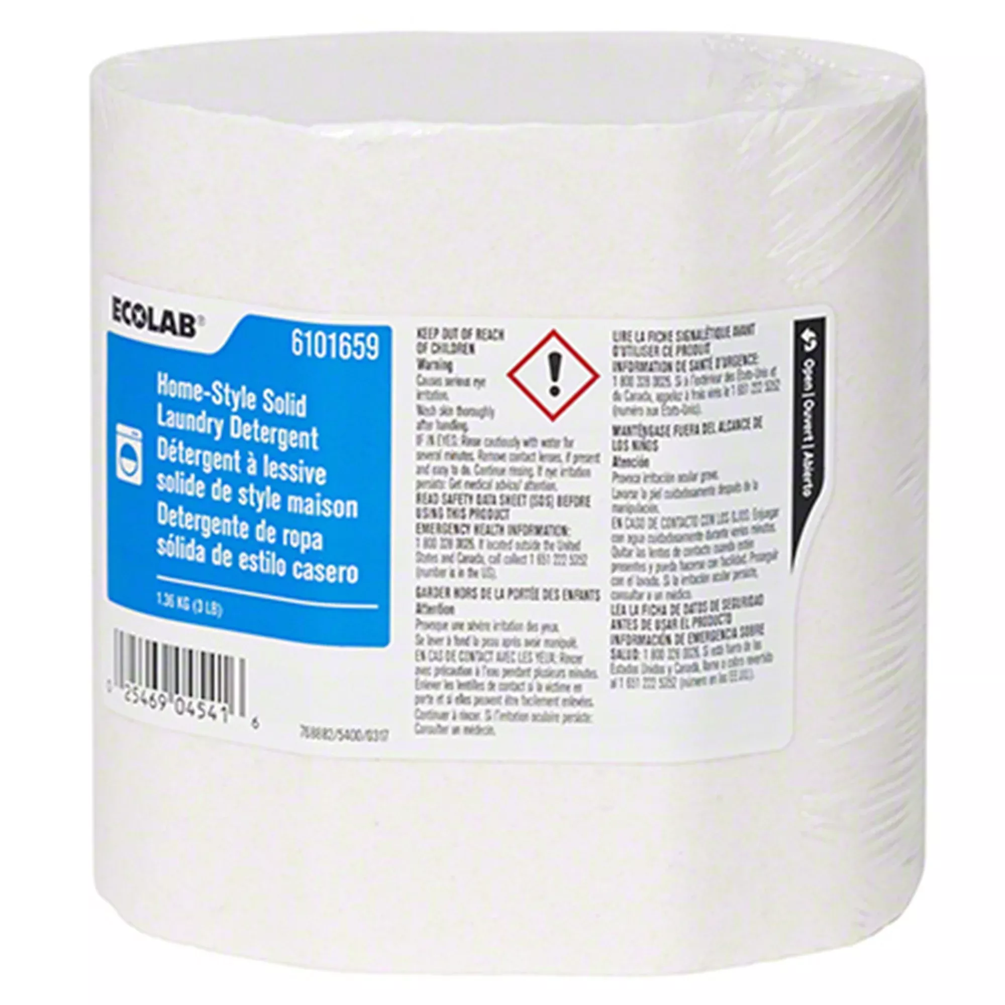Ecolab Home-Style Laundry Detergent, 1 Case of 4