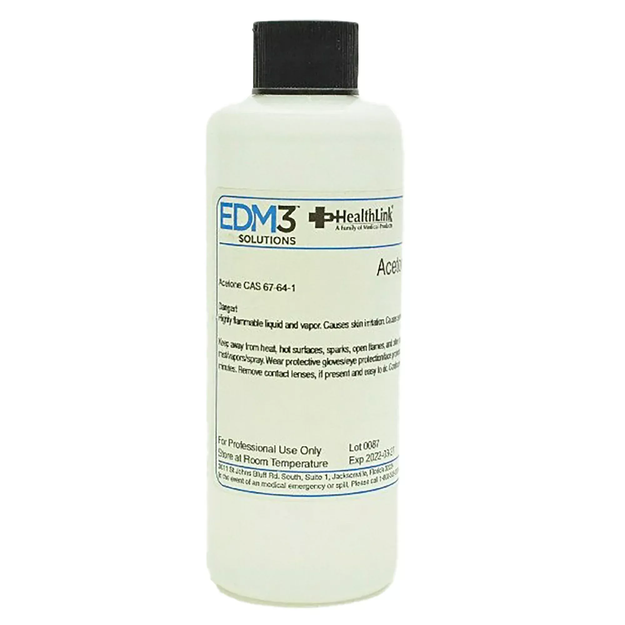 EDM 3 Acetone, 4-ounce bottle, 1 Each