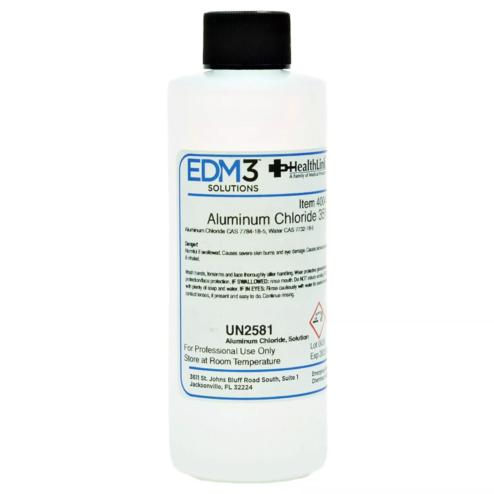 EDM 3™ Aluminum Chloride Chemistry Reagent, 4-Ounce Bottle, 1 Each