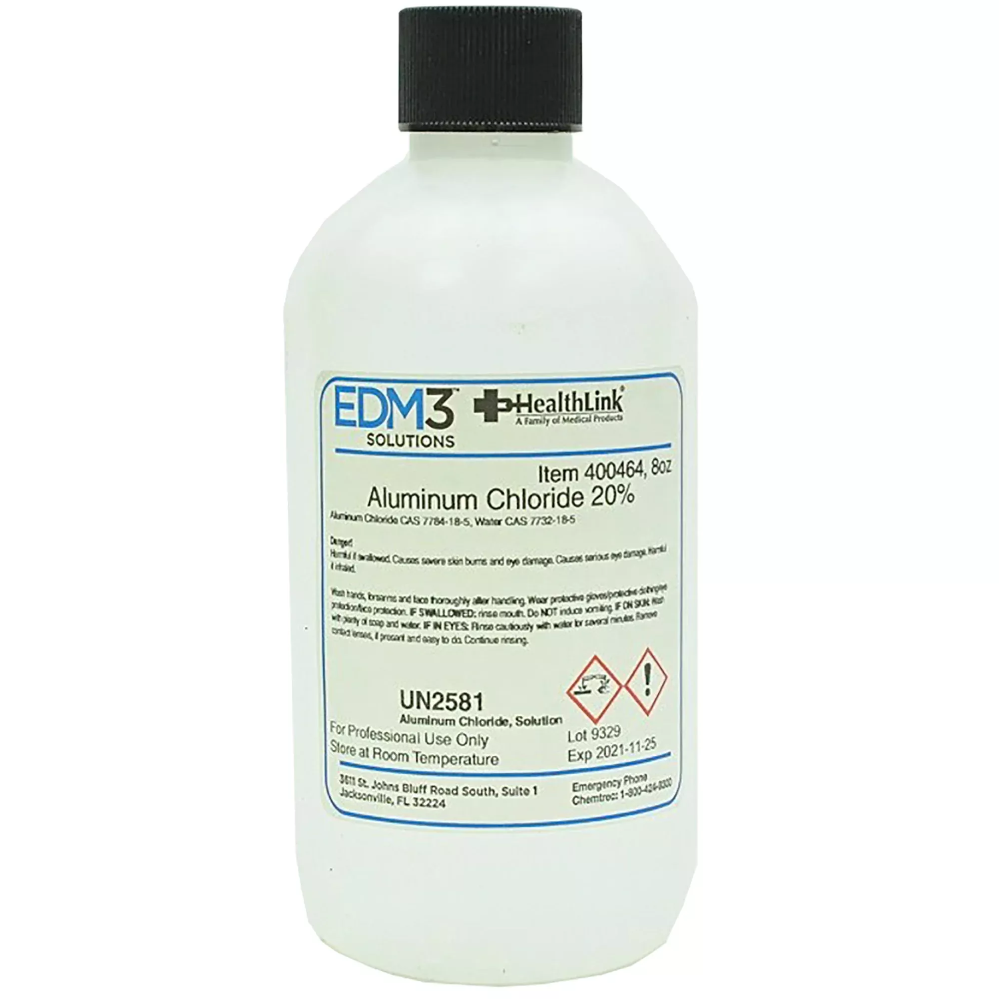 EDM 3™ Aluminum Chloride Chemistry Reagent, 8-Ounce Bottle, 1 Each