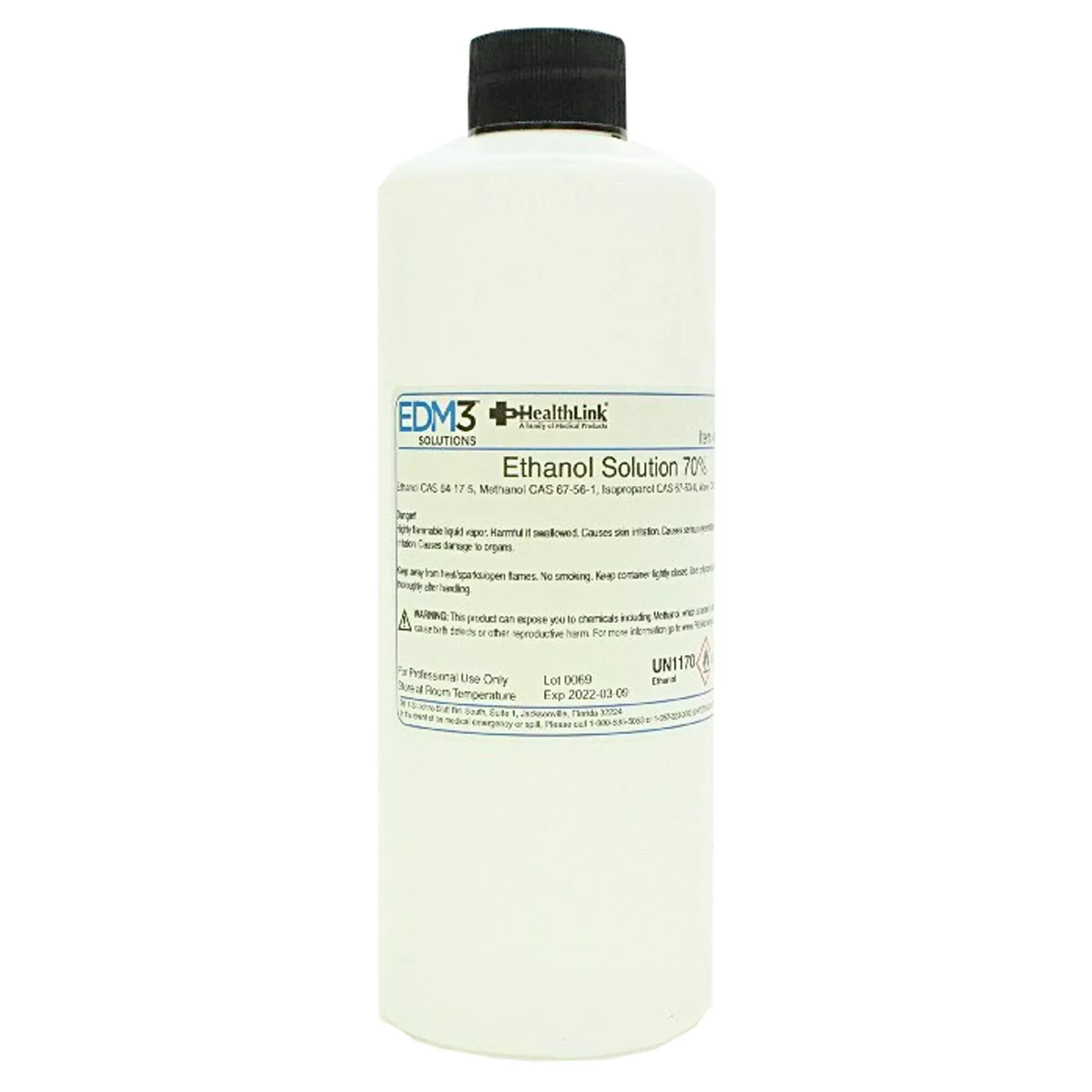 EDM 3 Ethyl Alcohol (Ethanol) Chemistry Reagent, 16-ounce bottle, 1 Each