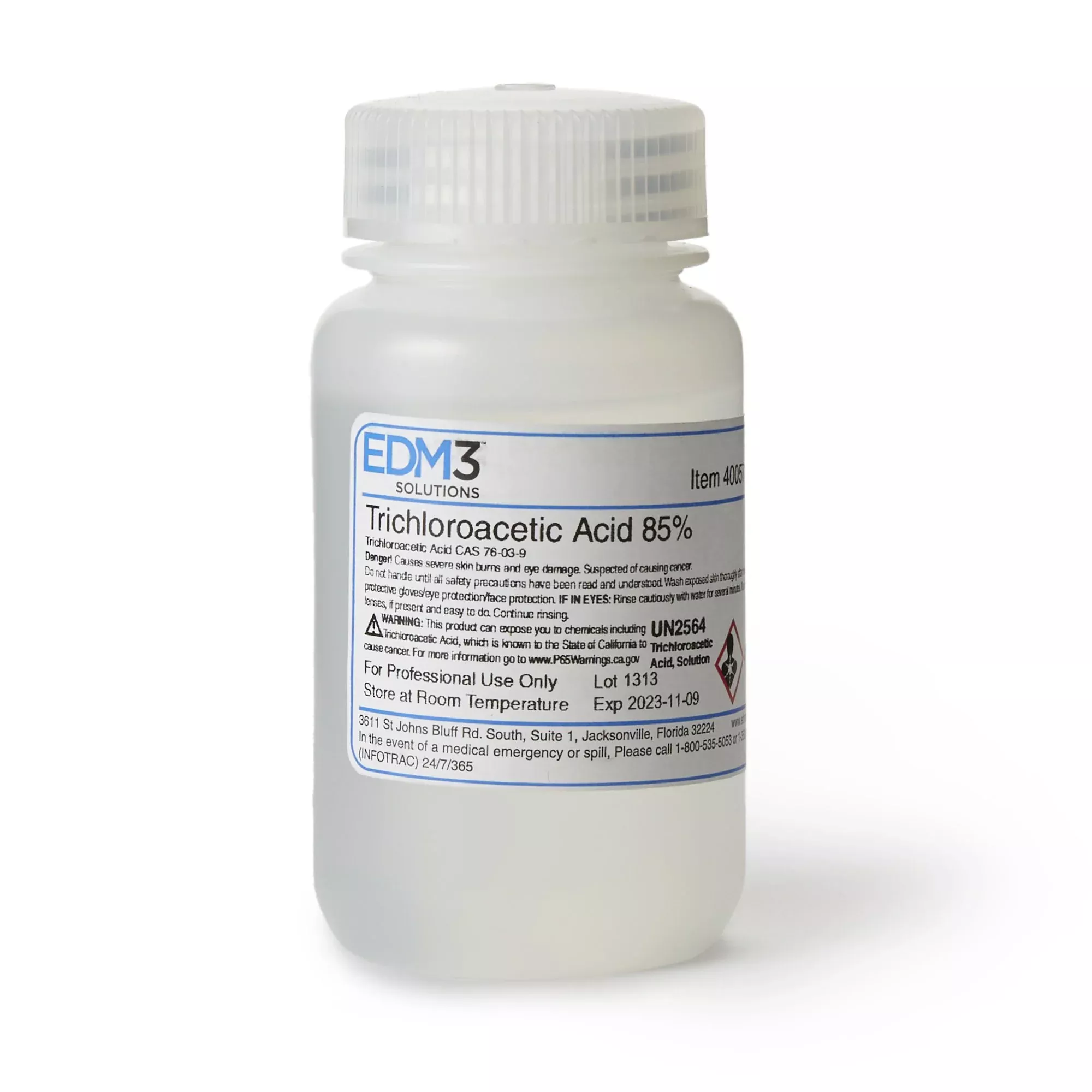 EDM 3™ Trichloracetic Acid, 4-Ounce Bottle, 1 Each