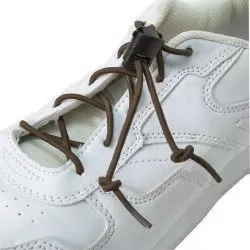 Elastic Shoelaces with Cord-Lock, 1 Each