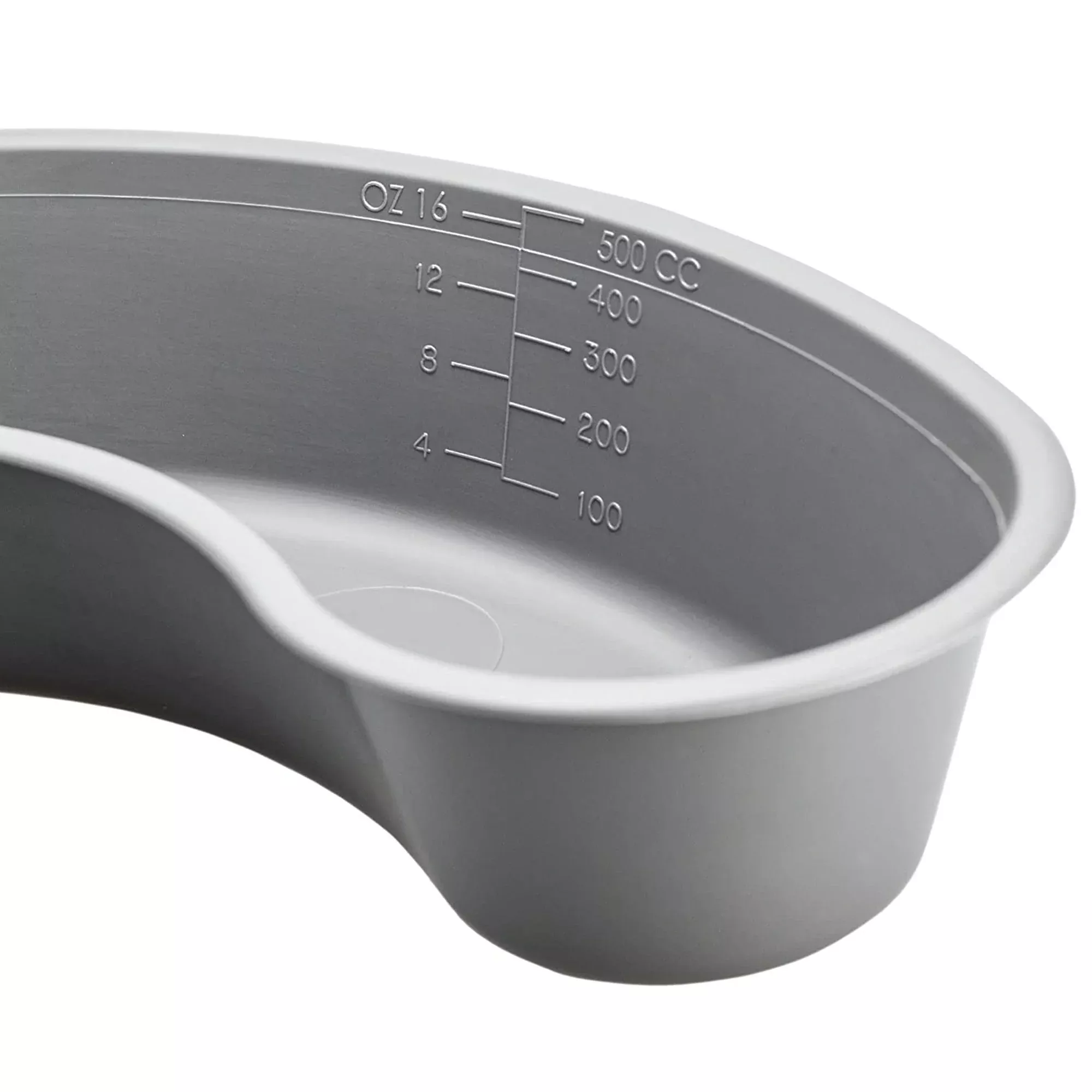 Emesis Basin, 500 cc, Gray, 1 Each