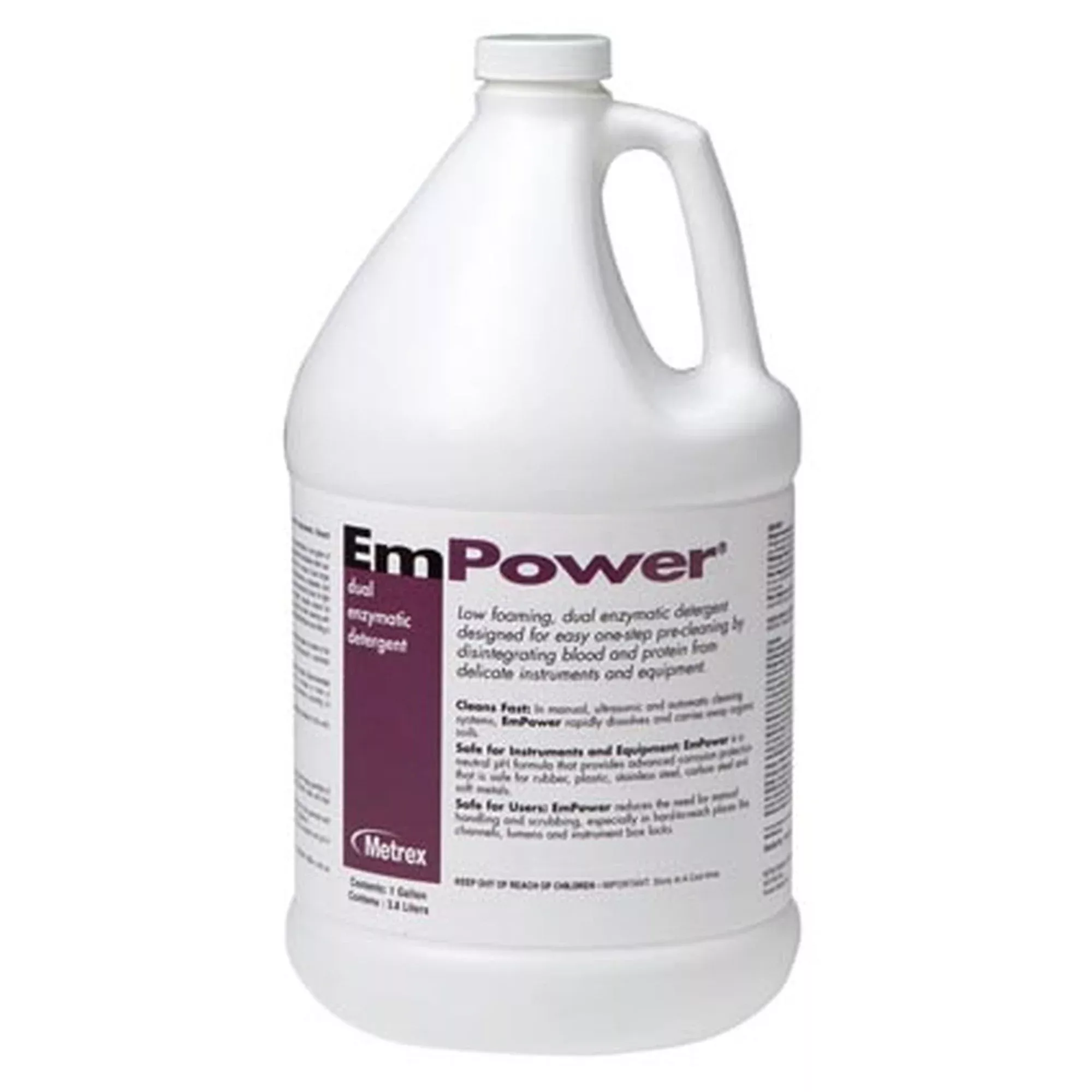 EmPower Dual Enzymatic Instrument Detergent, 1 gal Jug, 1 Each
