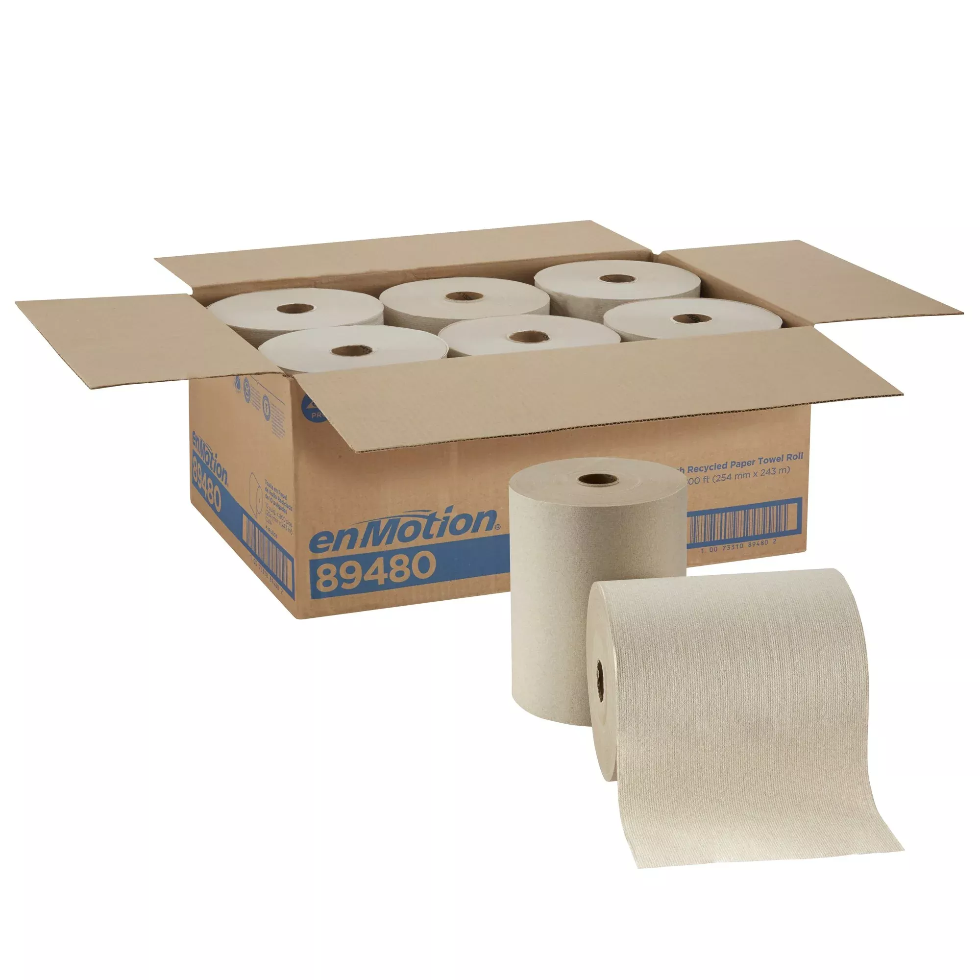 enMotion Touchless Brown Paper Towel, 10 Inch x 800 Foot, 6 Rolls per Case, 1 Case of 6