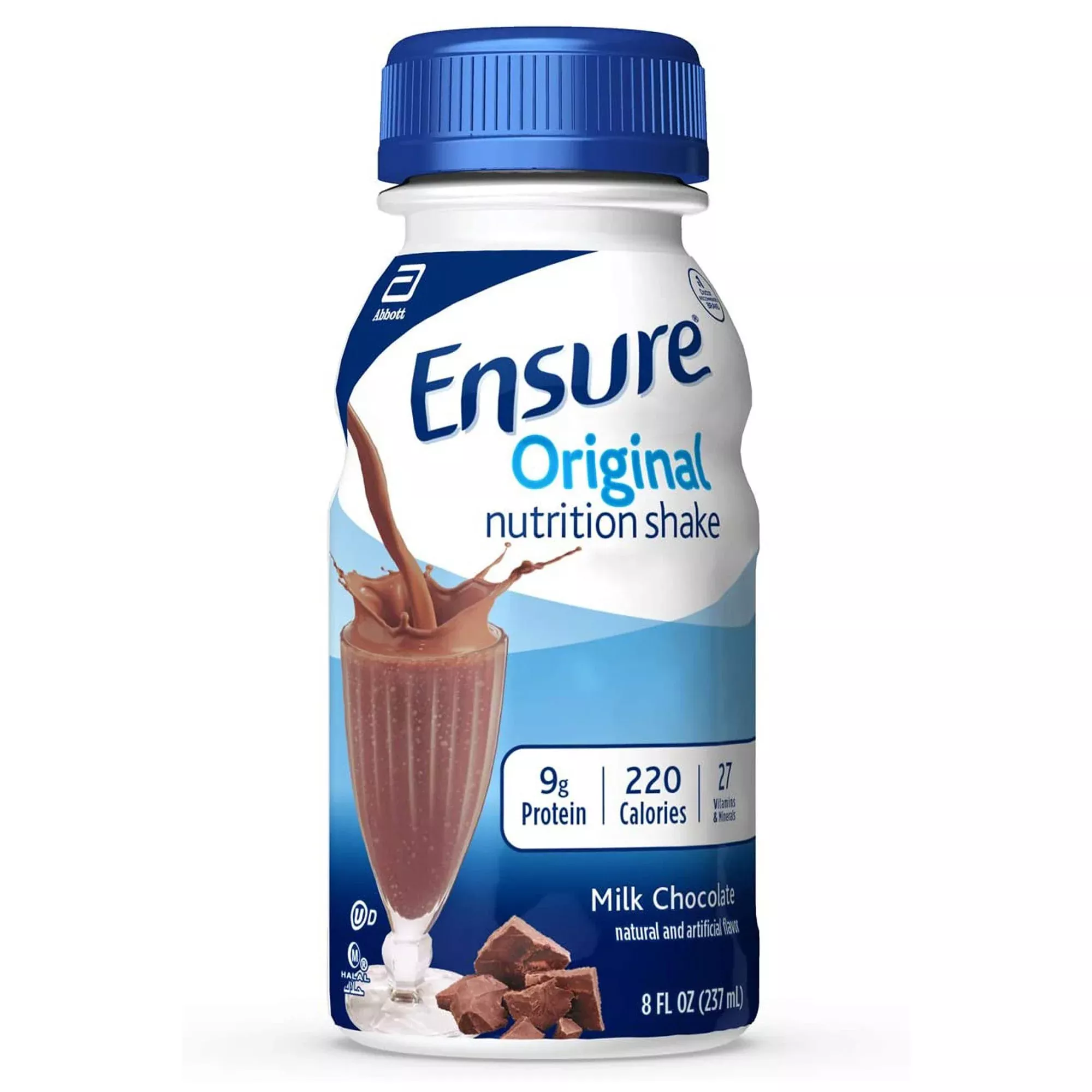 Ensure Original Chocolate Oral Supplement, 8 oz. Bottle, 1 Each