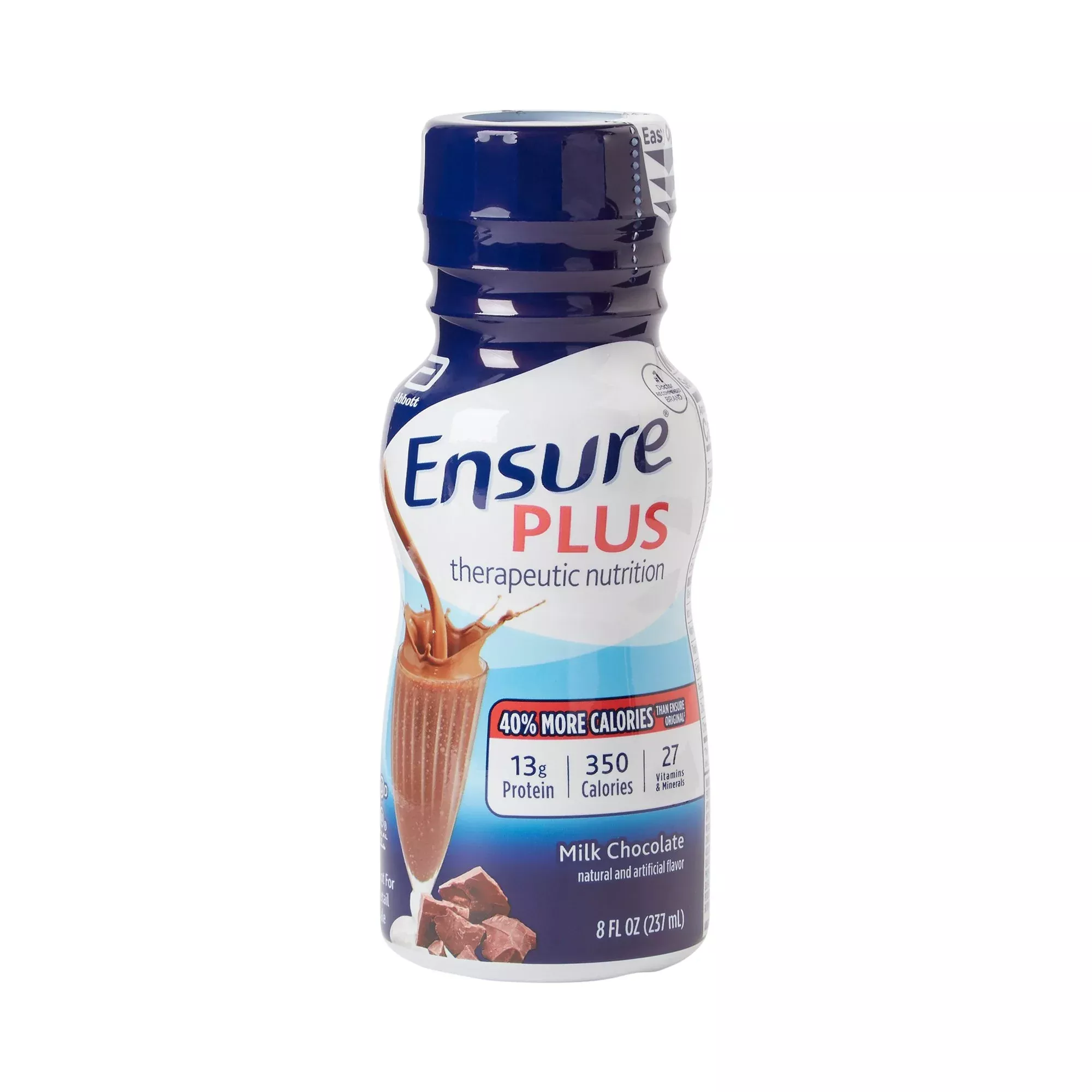 Ensure Plus Chocolate Oral Supplement, 8 oz. Bottle, 1 Case of 24